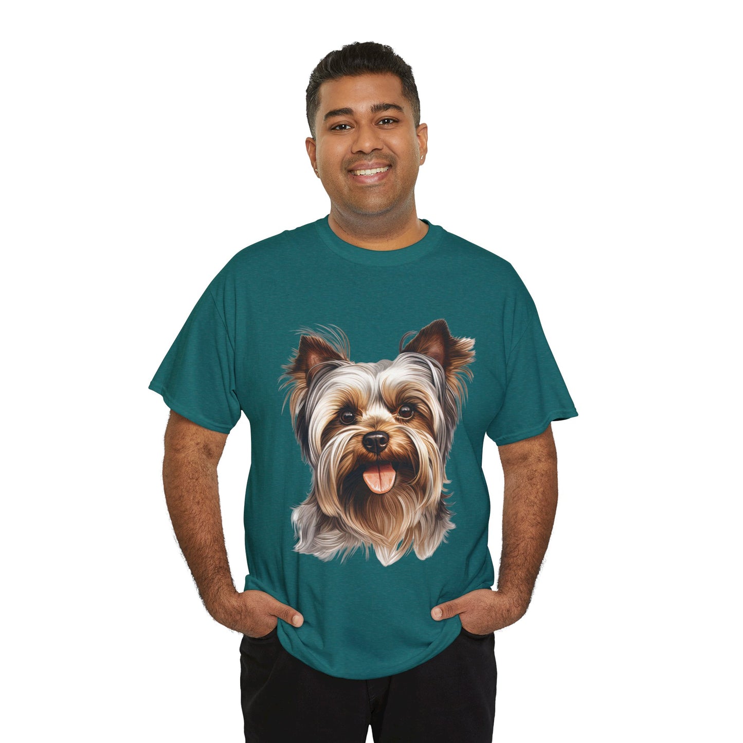 Dog Lover Unisex Tee with Vibrant Design - Ideal for Casual Outings and Gifting Yorkshire Terrier