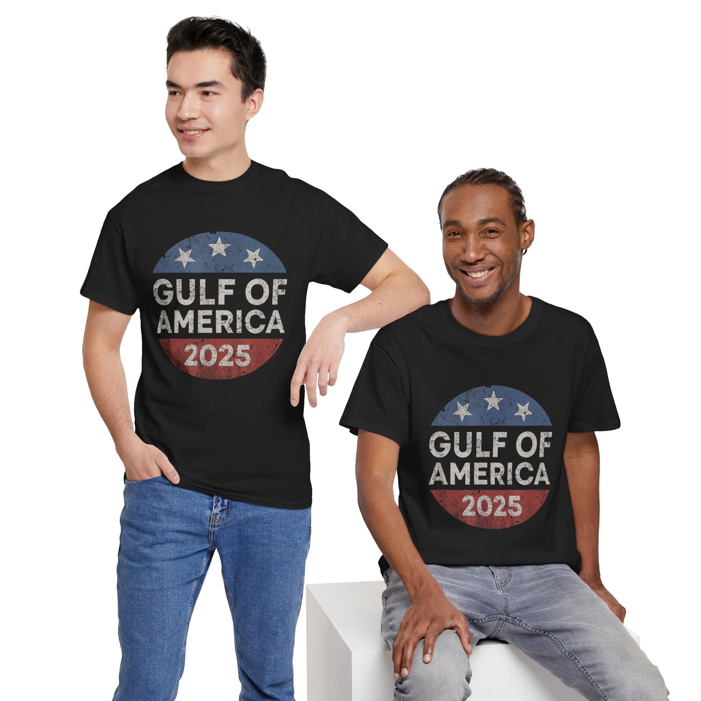 "Gulf of America" Unisex Heavy Cotton Tee - Celebrate American Pride & Everyday Comfort