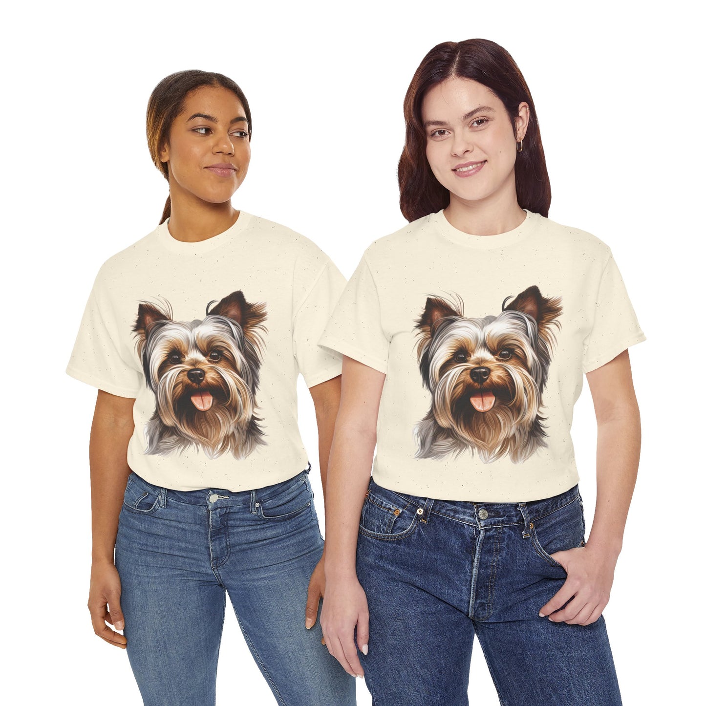 Dog Lover Unisex Tee with Vibrant Design - Ideal for Casual Outings and Gifting Yorkshire Terrier