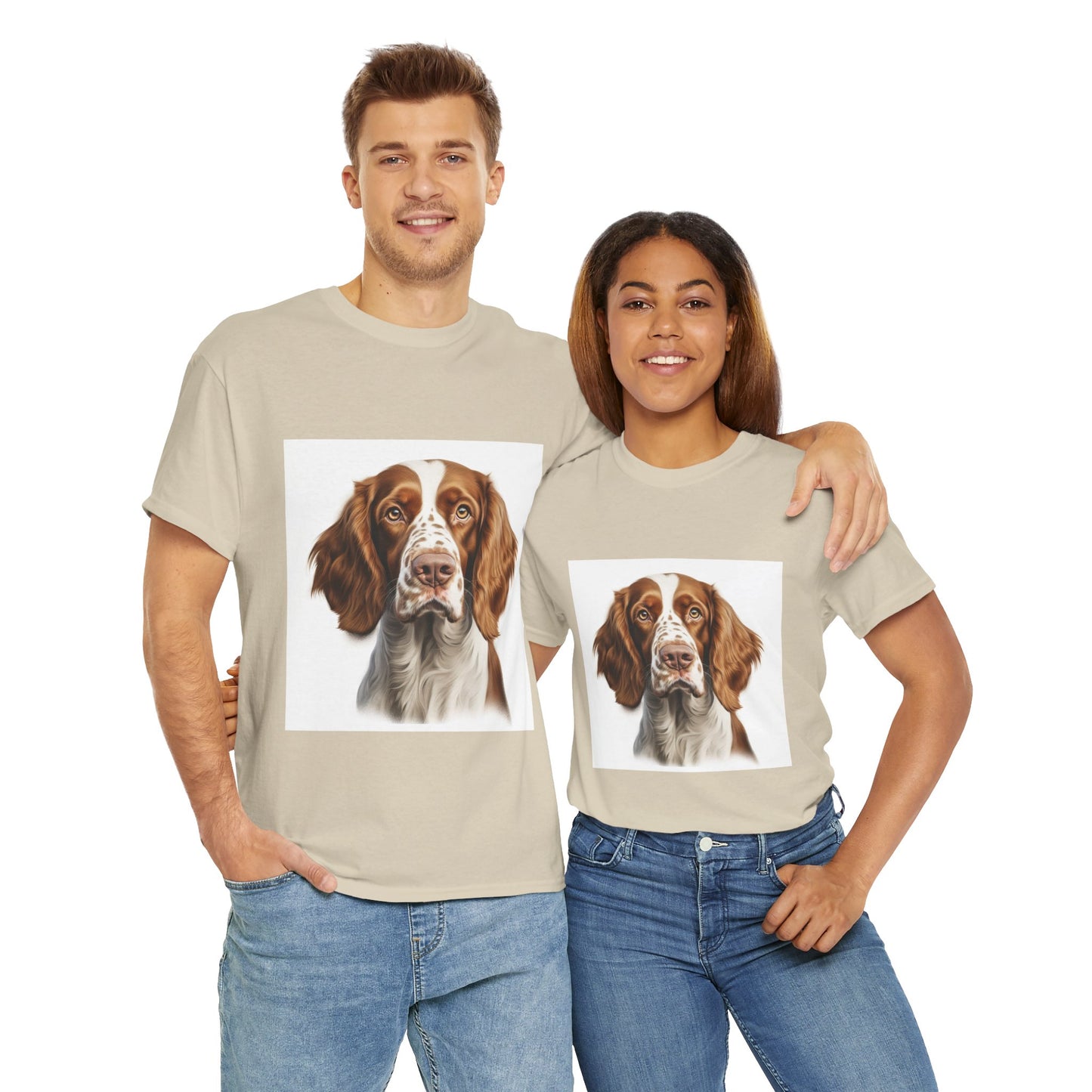 Dog Lover Unisex Tee with Vibrant Design - Ideal for Casual Outings and Gifting