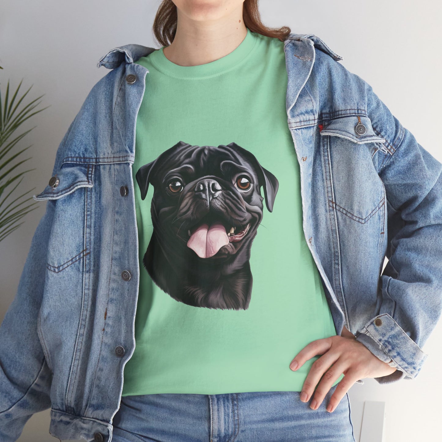 Dog Lover Unisex Tee with Vibrant Design - Ideal for Casual Outings and Gifting