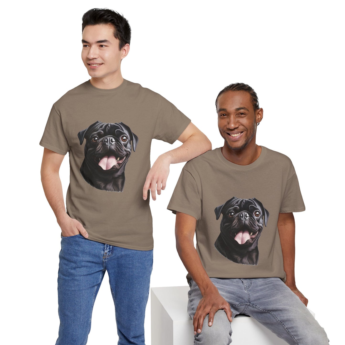 Dog Lover Unisex Tee with Vibrant Design - Ideal for Casual Outings and Gifting
