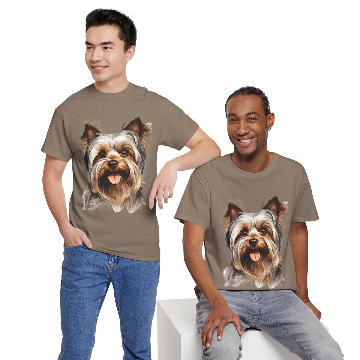 Dog Lover Unisex Tee with Vibrant Design - Ideal for Casual Outings and Gifting Yorkshire Terrier