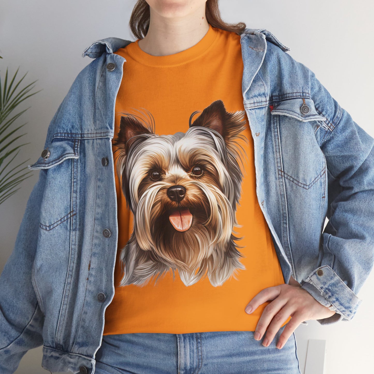 Dog Lover Unisex Tee with Vibrant Design - Ideal for Casual Outings and Gifting Yorkshire Terrier
