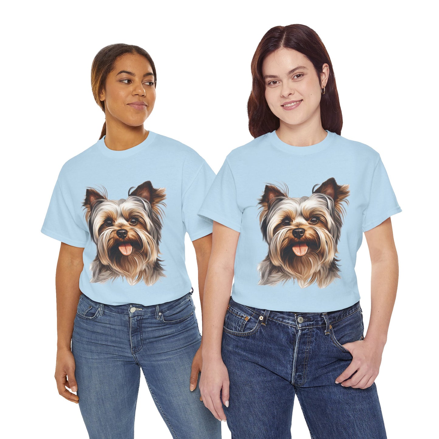 Dog Lover Unisex Tee with Vibrant Design - Ideal for Casual Outings and Gifting Yorkshire Terrier