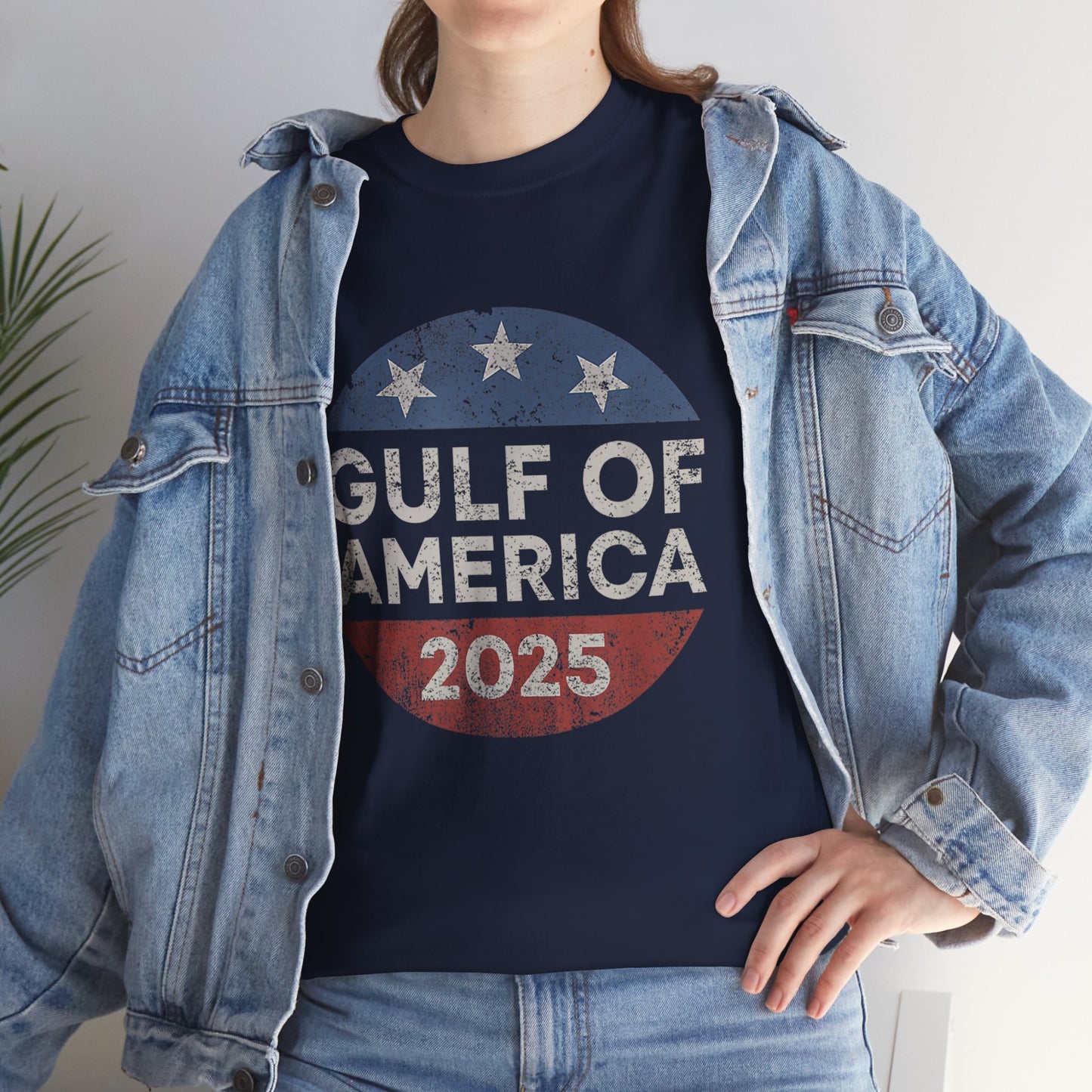 "Gulf of America" Unisex Heavy Cotton Tee - Celebrate American Pride & Everyday Comfort
