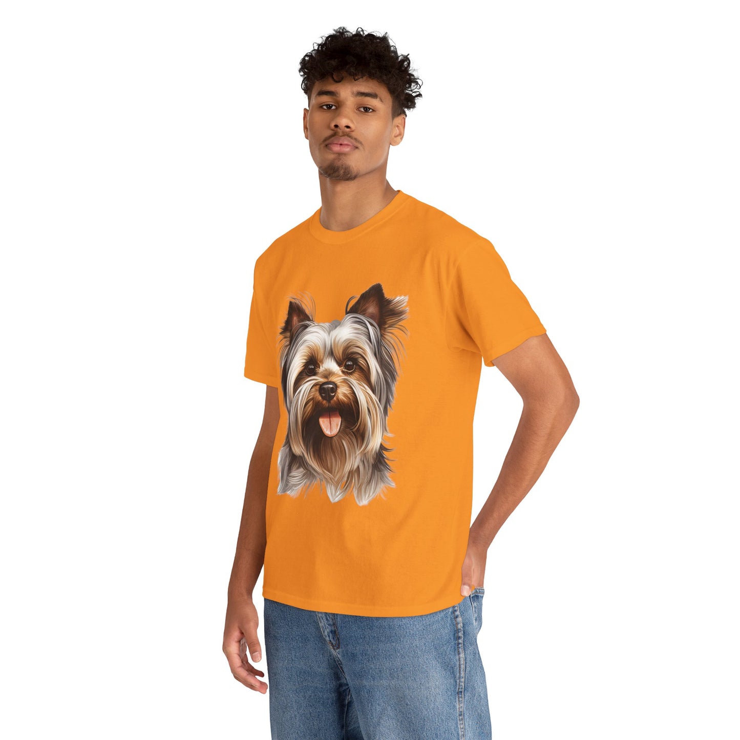 Dog Lover Unisex Tee with Vibrant Design - Ideal for Casual Outings and Gifting Yorkshire Terrier