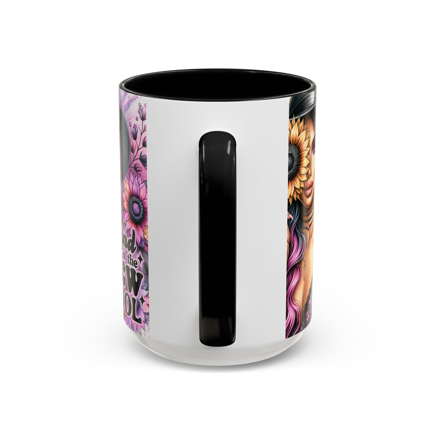Floral Accent Mug - 15oz Kindness is the New Cool Coffee Cup