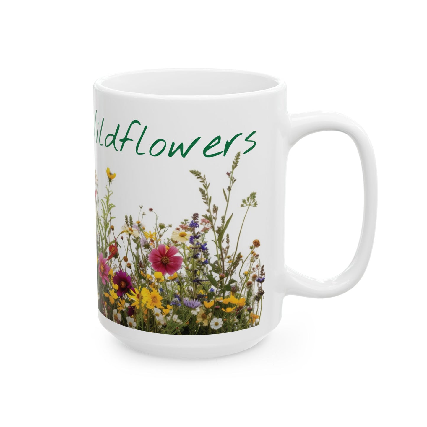 Vibrant Floral Ceramic Mug - Great for Nature Lovers