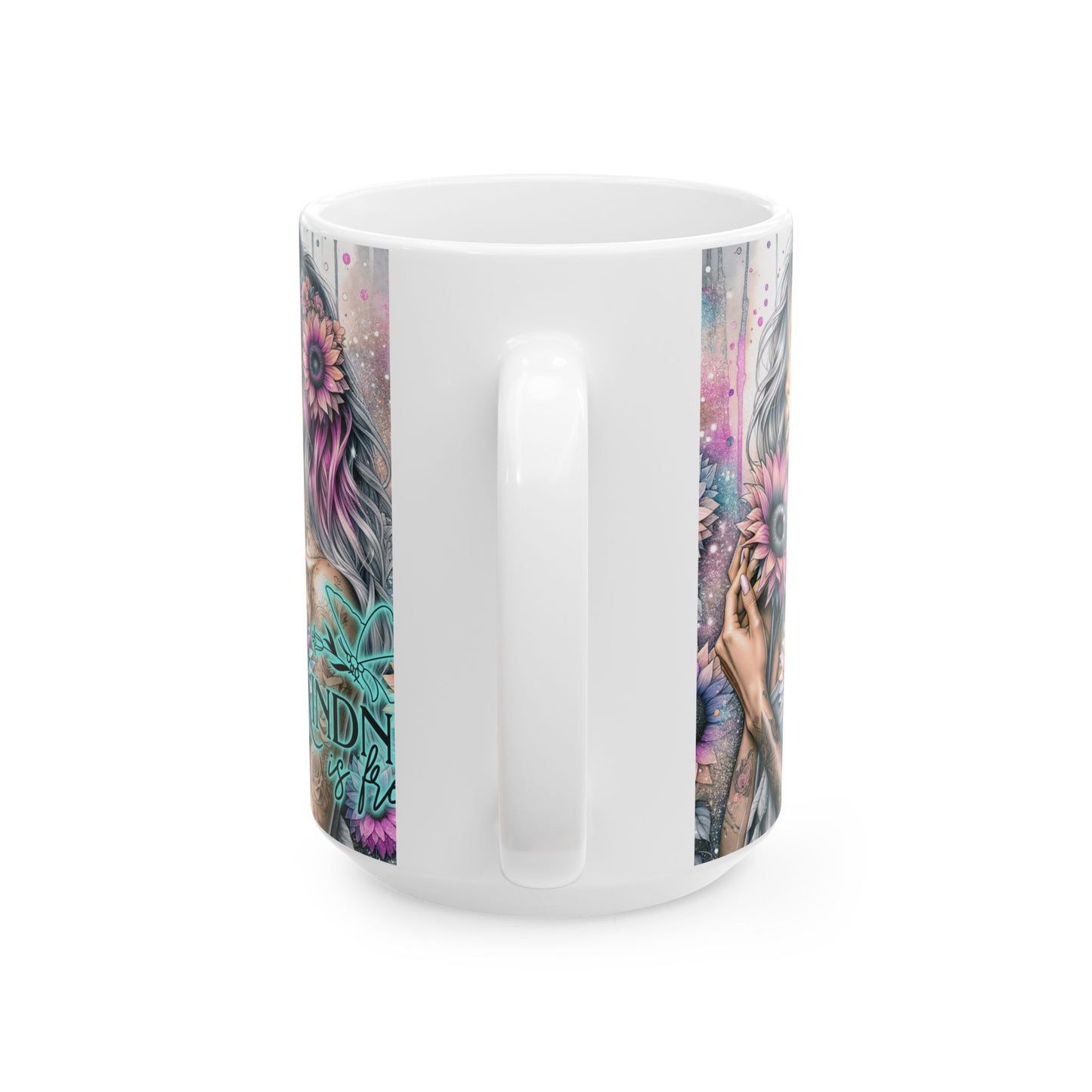 Ceramic Mug "Kindness is Free" – Sip & Share the Love A daily reminder that kindness costs nothing but means everything.