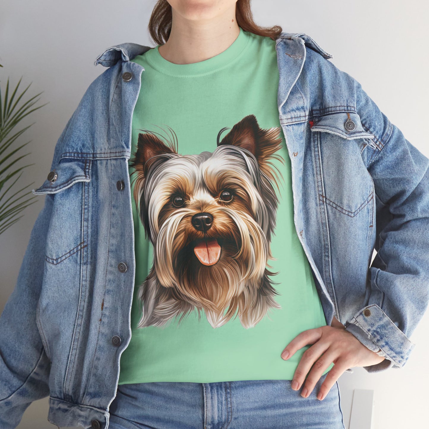 Dog Lover Unisex Tee with Vibrant Design - Ideal for Casual Outings and Gifting Yorkshire Terrier