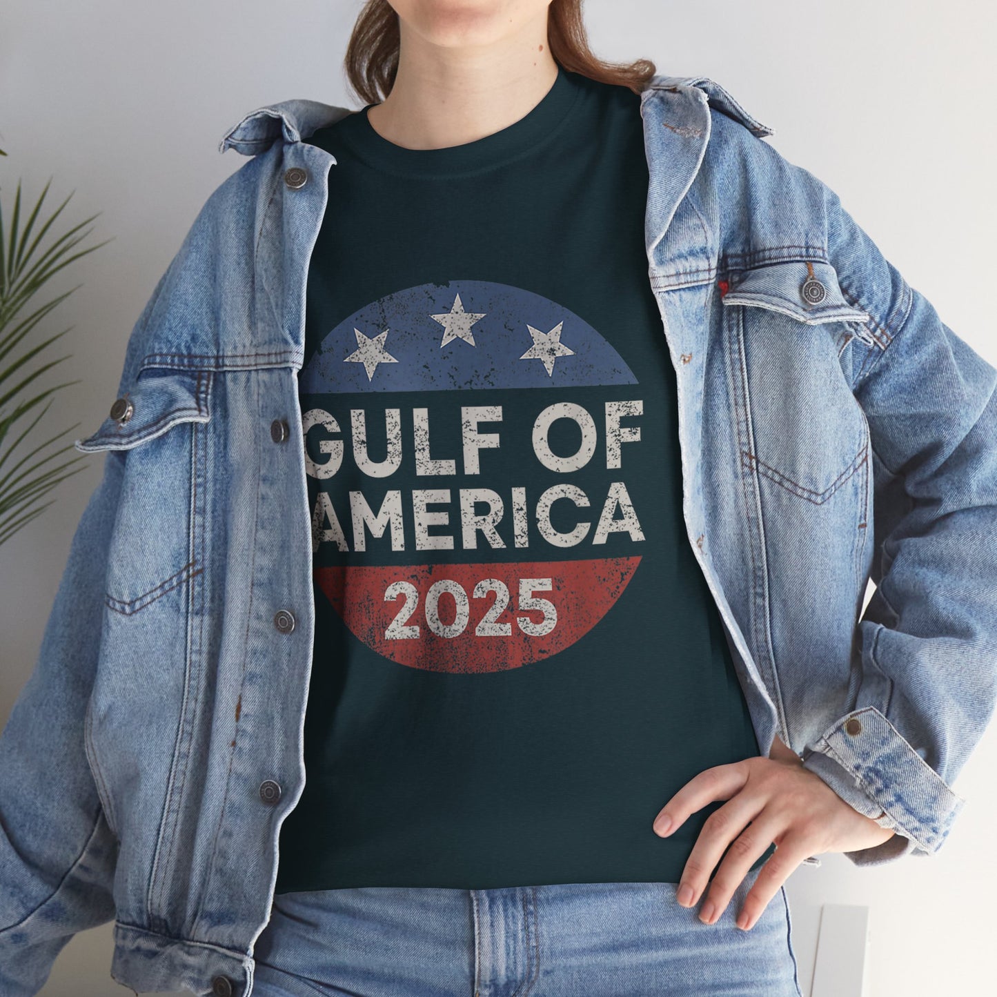 "Gulf of America" Unisex Heavy Cotton Tee - Celebrate American Pride & Everyday Comfort