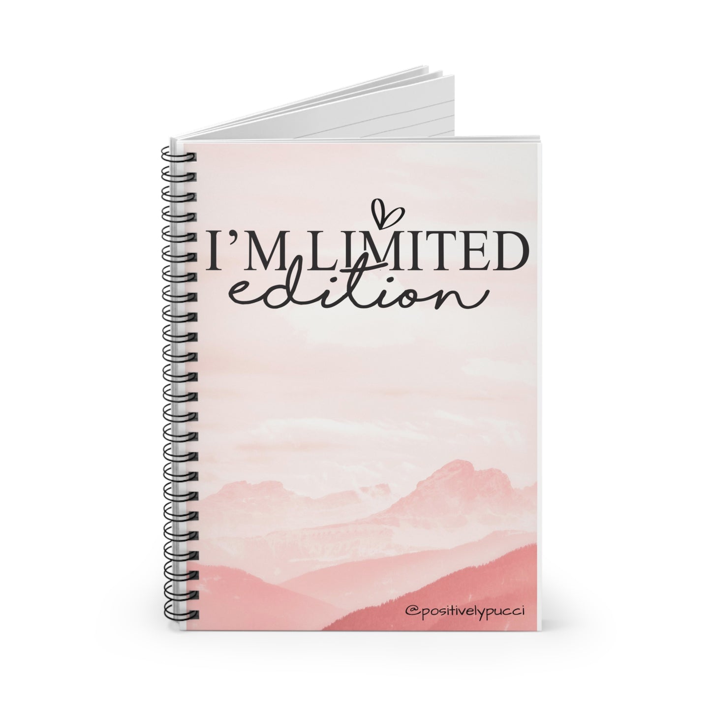 Limited Edition Spiral Notebook - Inspirational Design for Creative Minds
