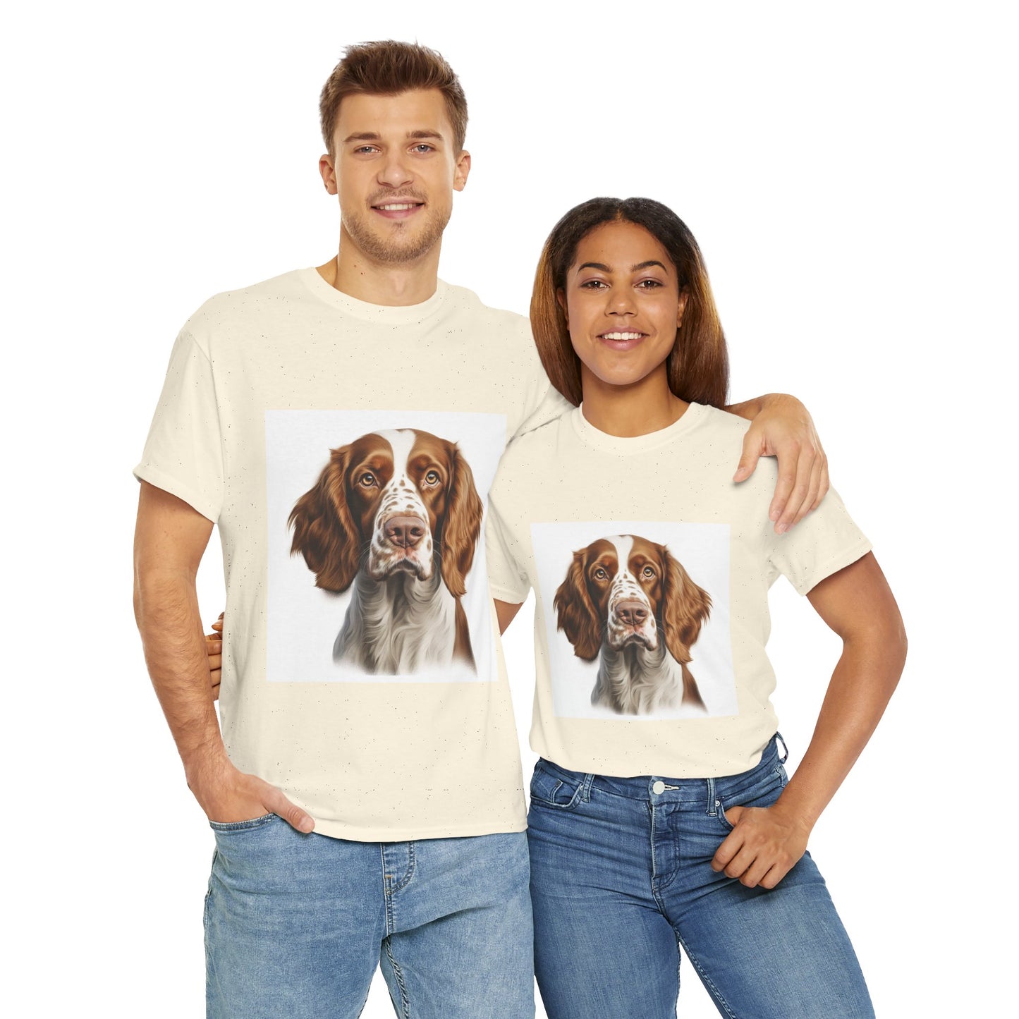 Dog Lover Unisex Tee with Vibrant Design - Ideal for Casual Outings and Gifting