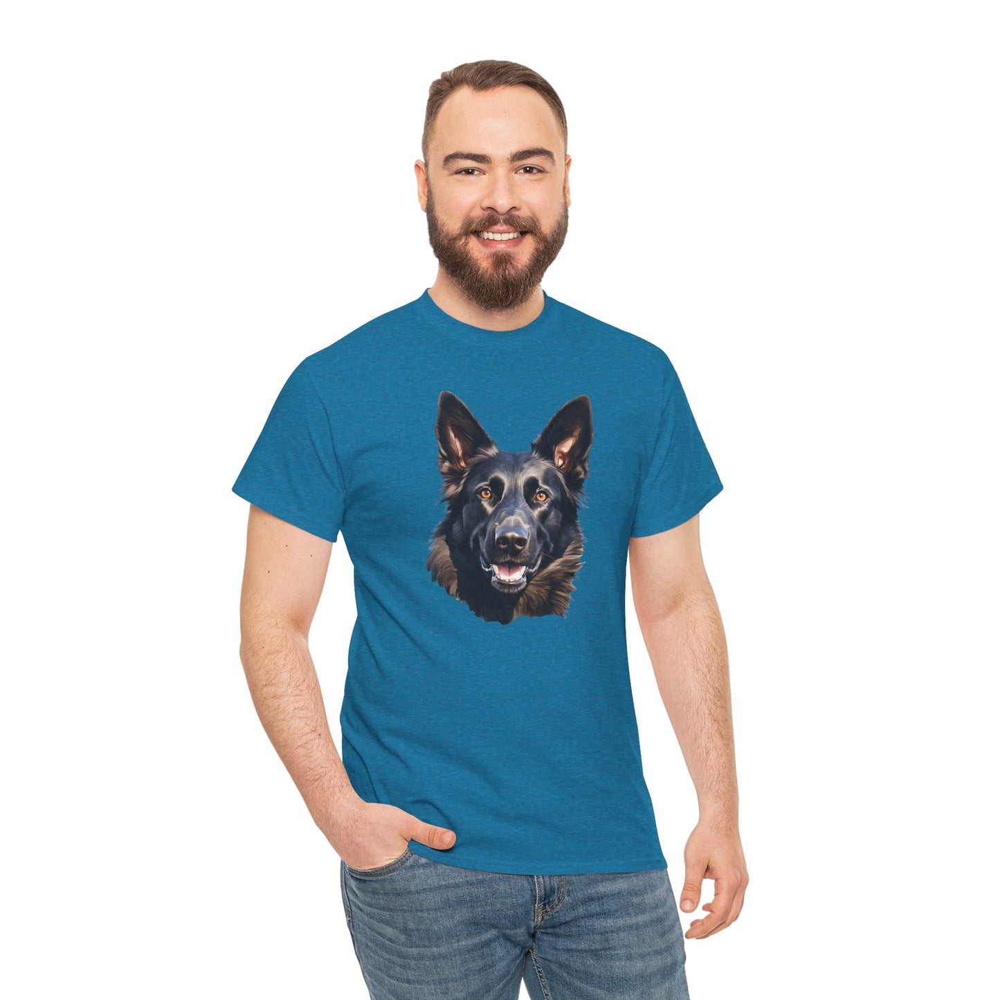 Dog Lover Unisex Tee with Vibrant Design - Ideal for Casual Outings and Gifting