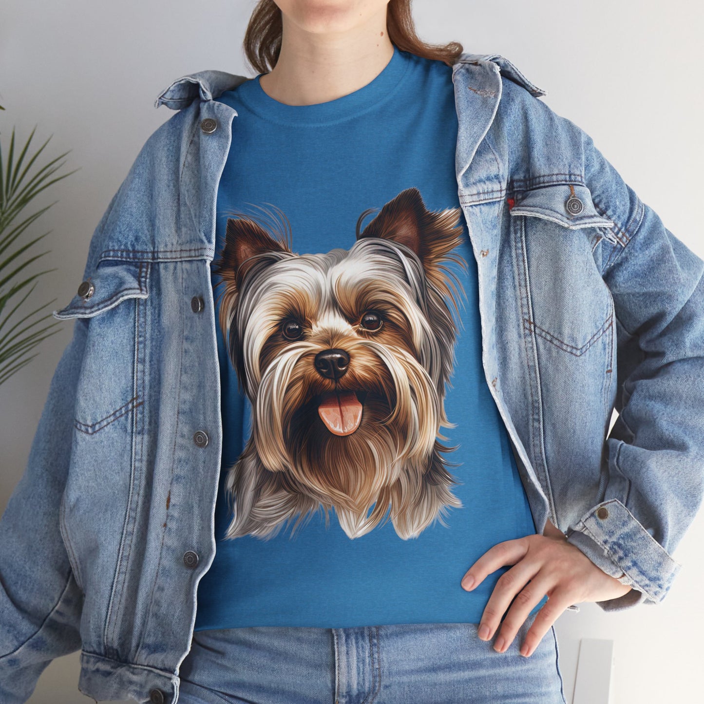Dog Lover Unisex Tee with Vibrant Design - Ideal for Casual Outings and Gifting Yorkshire Terrier