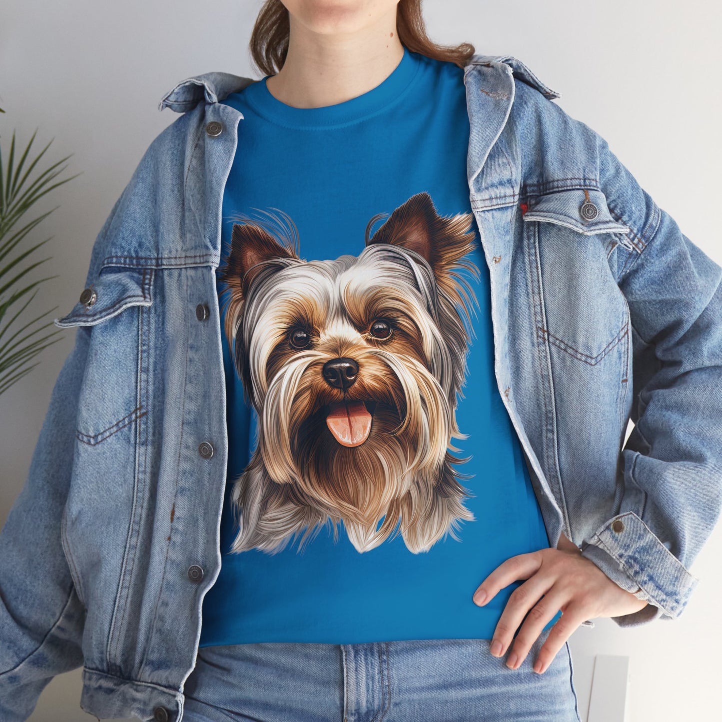 Dog Lover Unisex Tee with Vibrant Design - Ideal for Casual Outings and Gifting Yorkshire Terrier