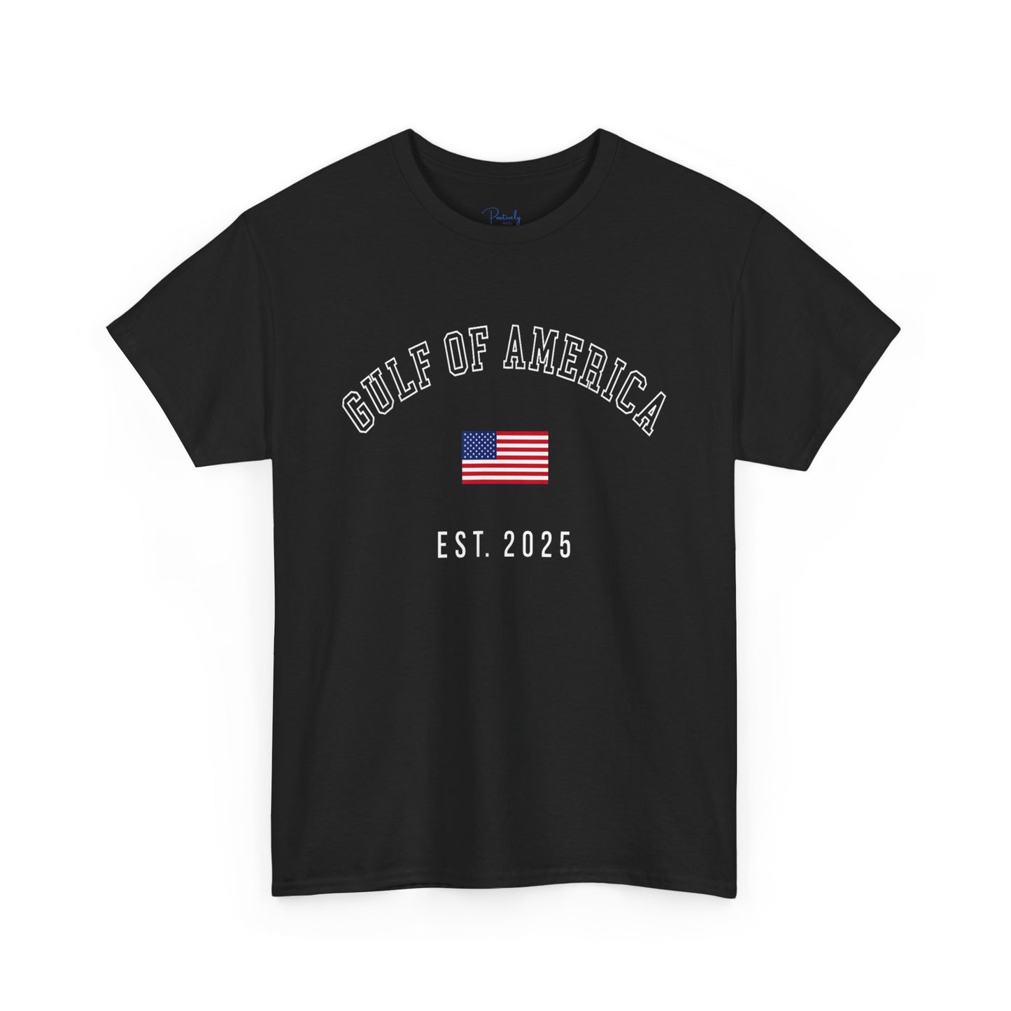 Unisex Heavy Cotton Tee American Pride "Gulf of America" - Celebrate Independence Day & Everyday Comfort