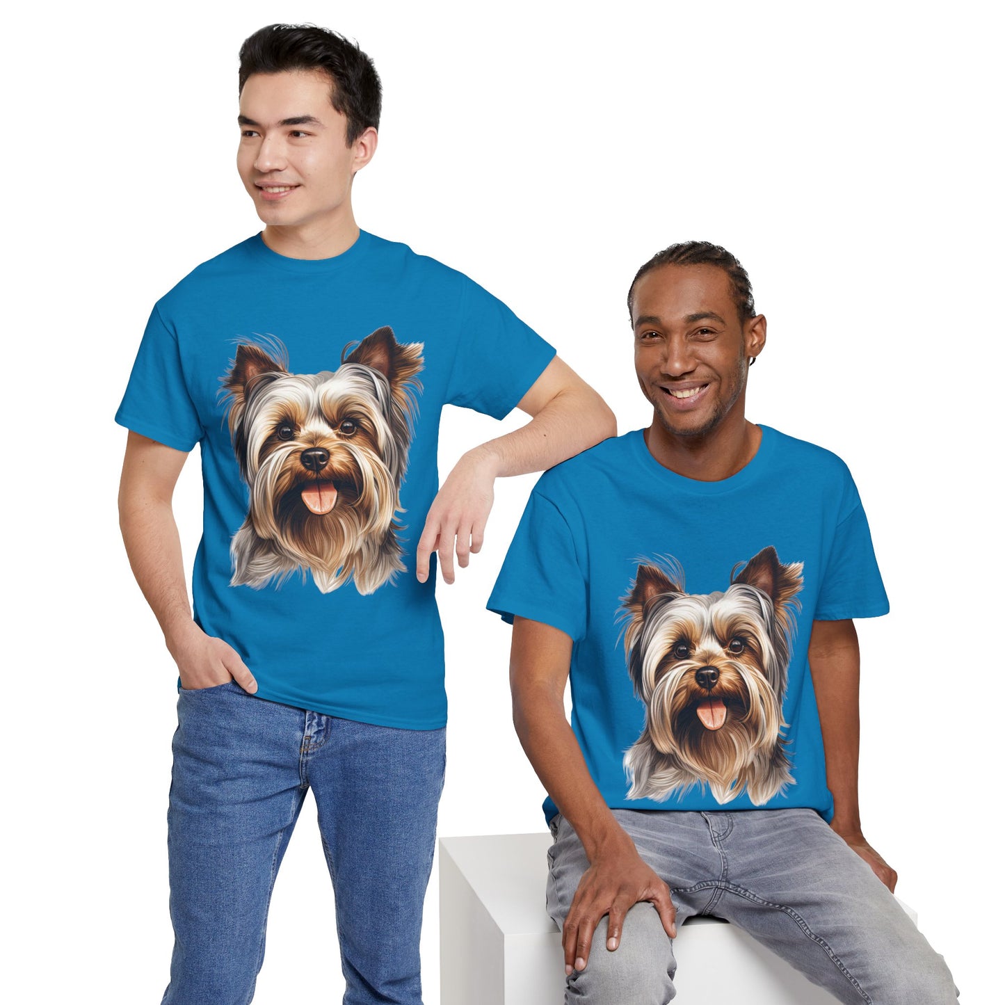 Dog Lover Unisex Tee with Vibrant Design - Ideal for Casual Outings and Gifting Yorkshire Terrier