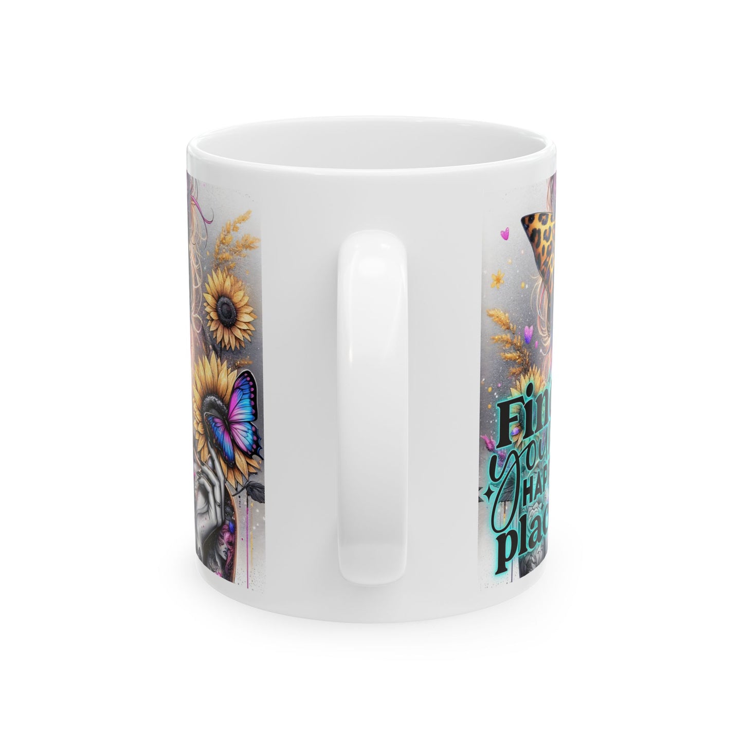 Find Your Happy Place - Inspirational Ceramic Mug 11oz & 15oz