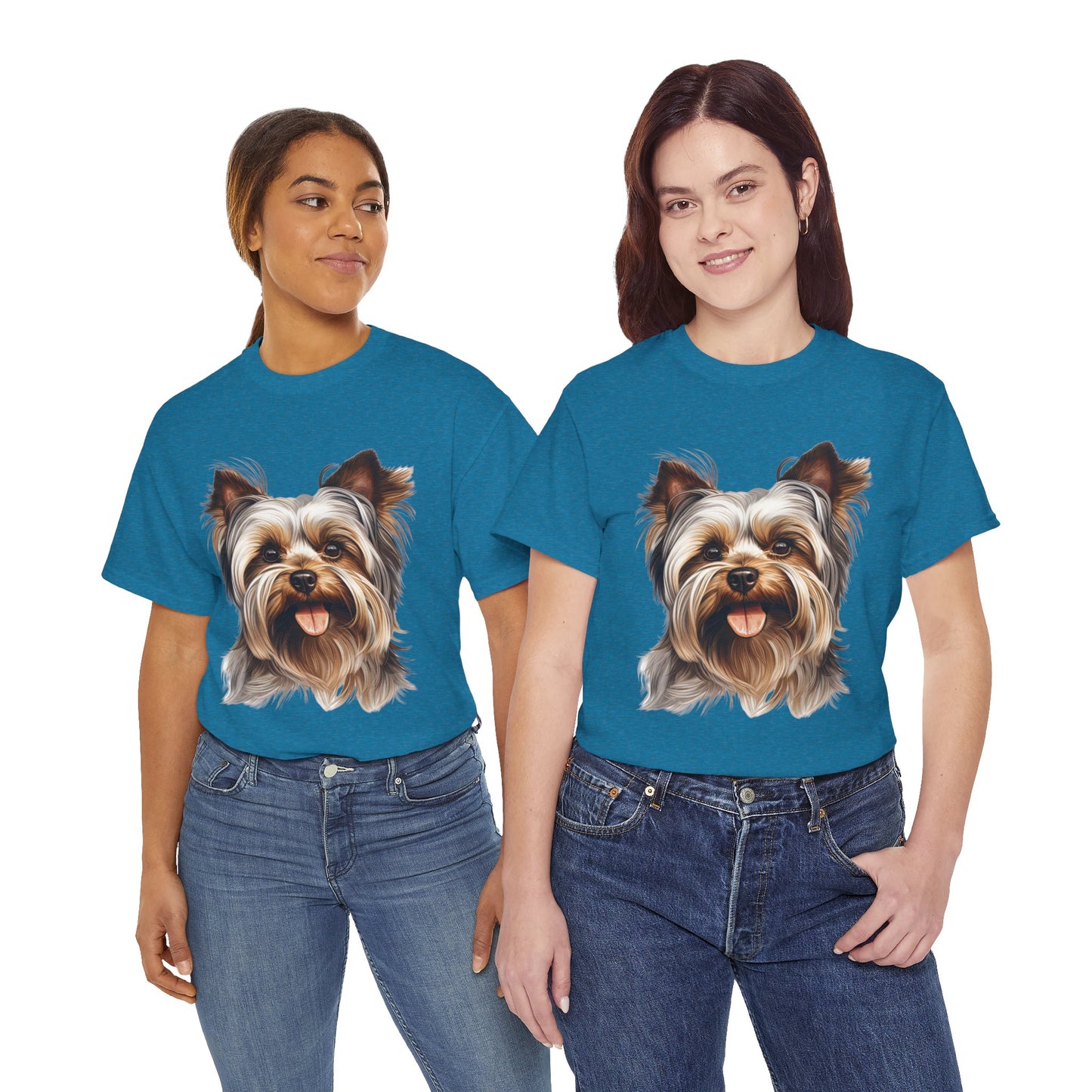 Dog Lover Unisex Tee with Vibrant Design - Ideal for Casual Outings and Gifting Yorkshire Terrier