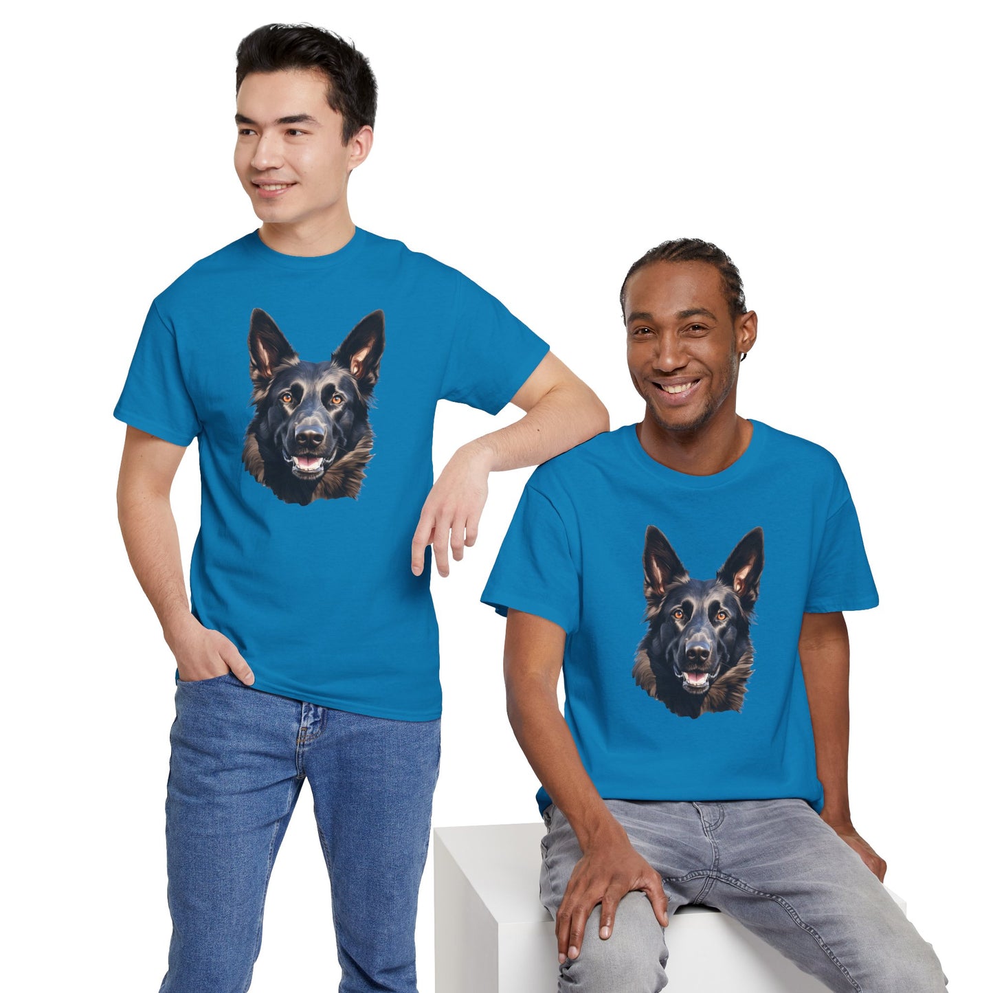 Dog Lover Unisex Tee with Vibrant Design - Ideal for Casual Outings and Gifting