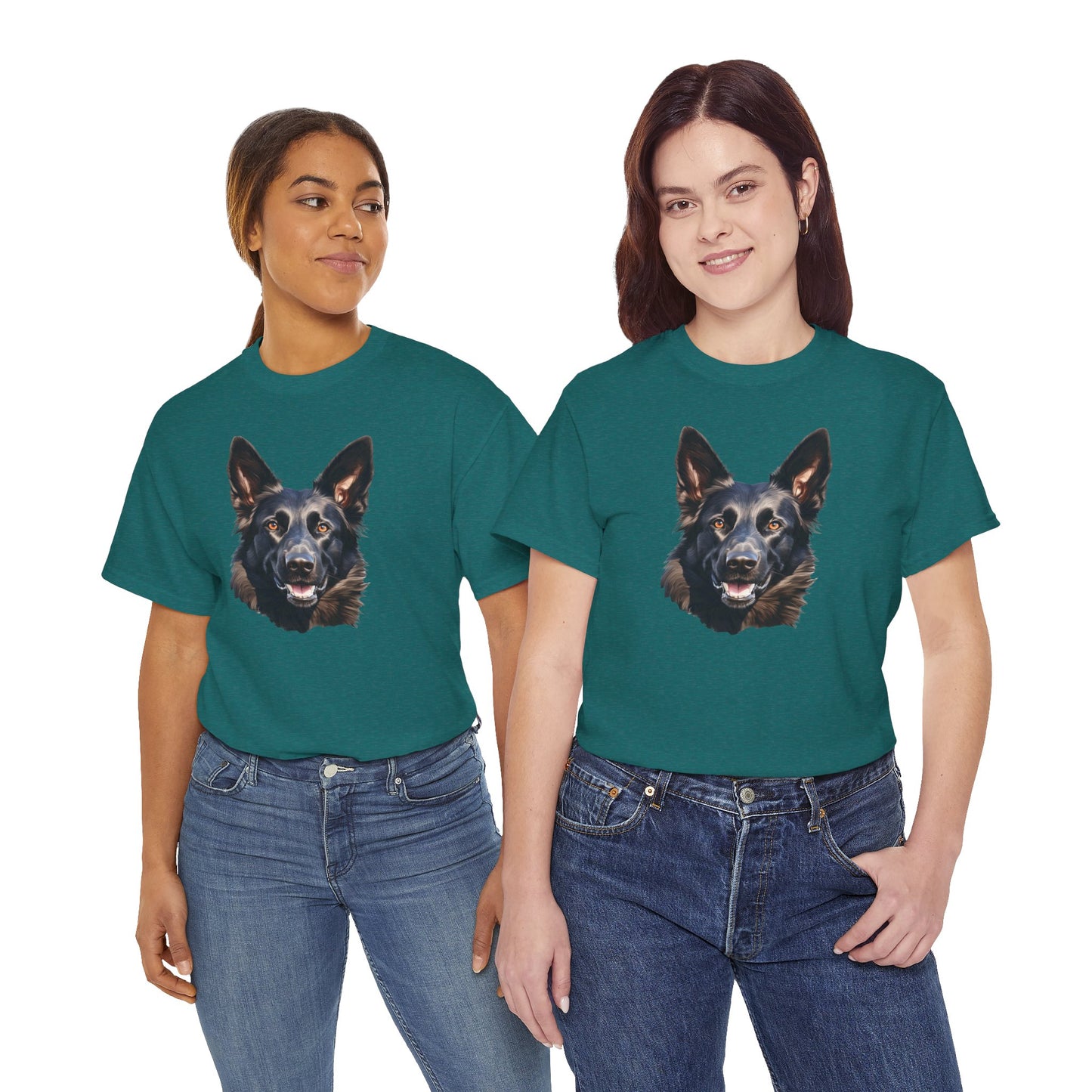 Dog Lover Unisex Tee with Vibrant Design - Ideal for Casual Outings and Gifting