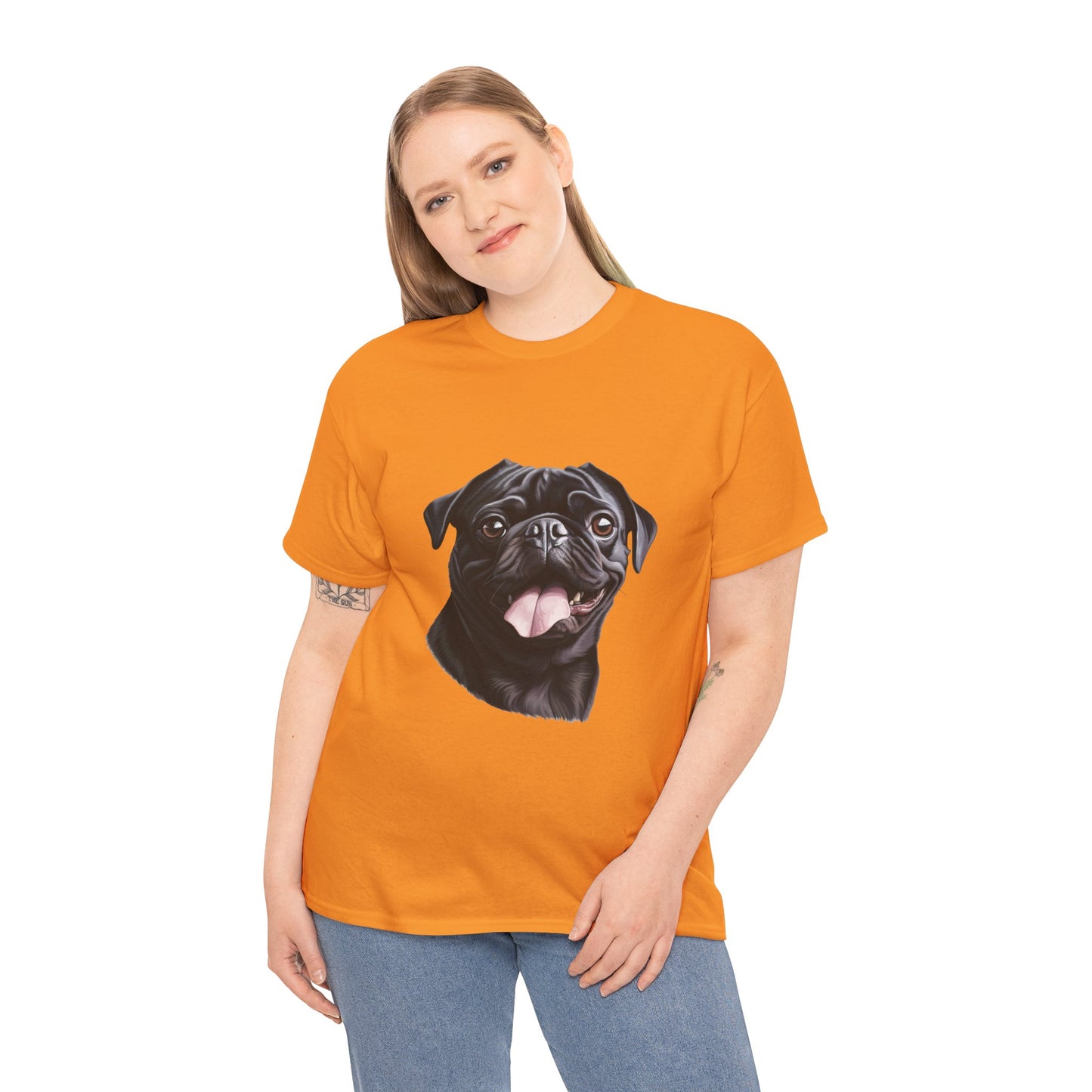 Dog Lover Unisex Tee with Vibrant Design - Ideal for Casual Outings and Gifting