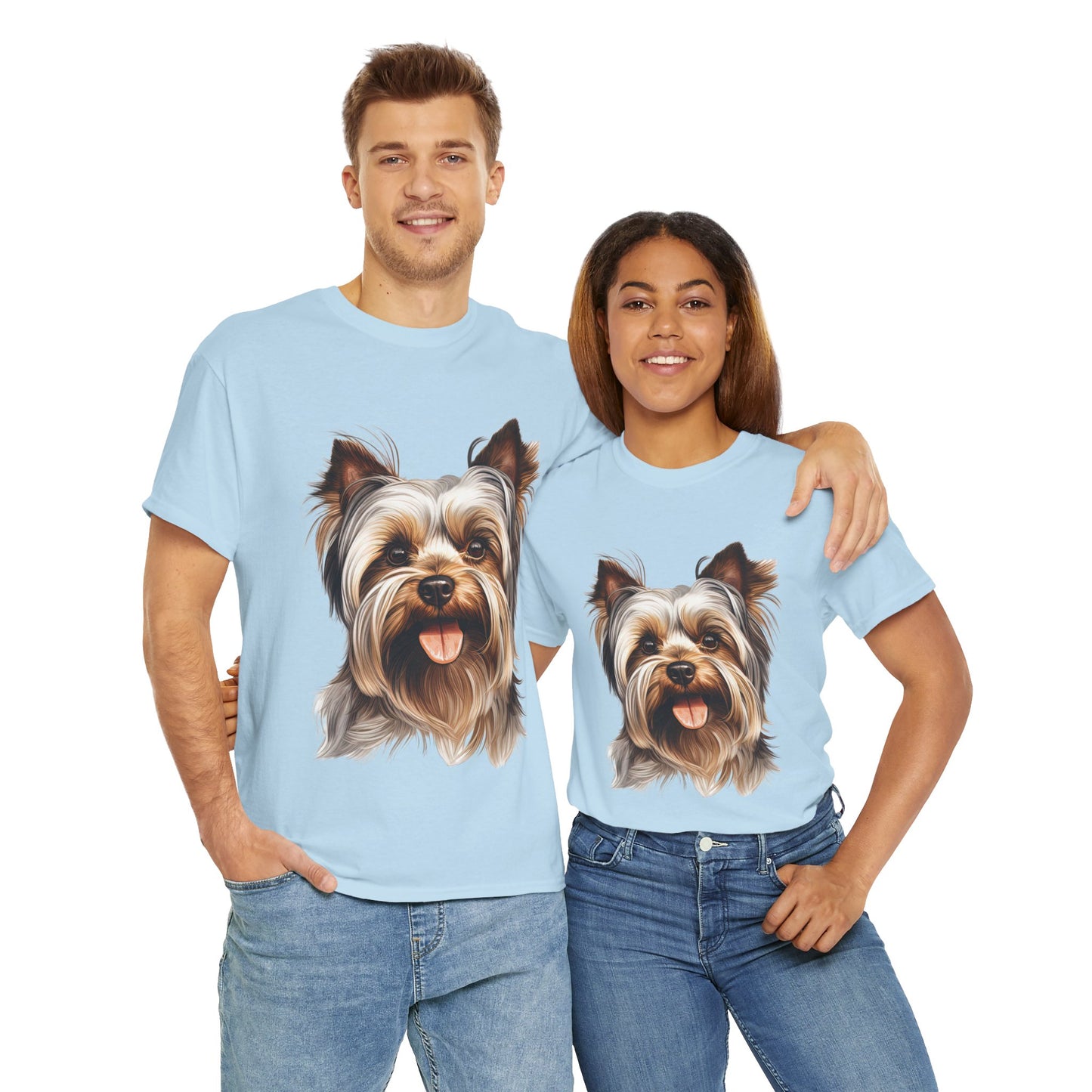 Dog Lover Unisex Tee with Vibrant Design - Ideal for Casual Outings and Gifting Yorkshire Terrier