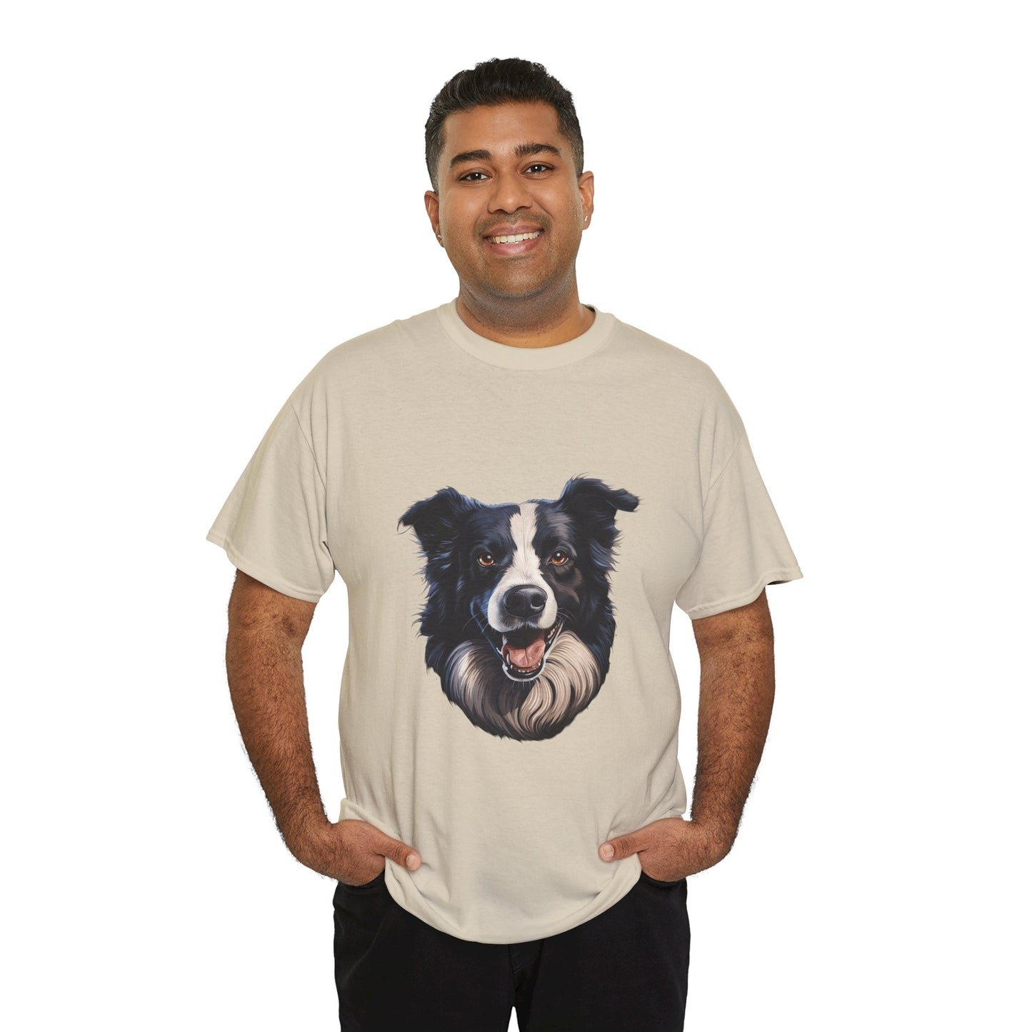 Dog Lover Unisex Tee with Vibrant Design - Ideal for Casual Outings and Gifting