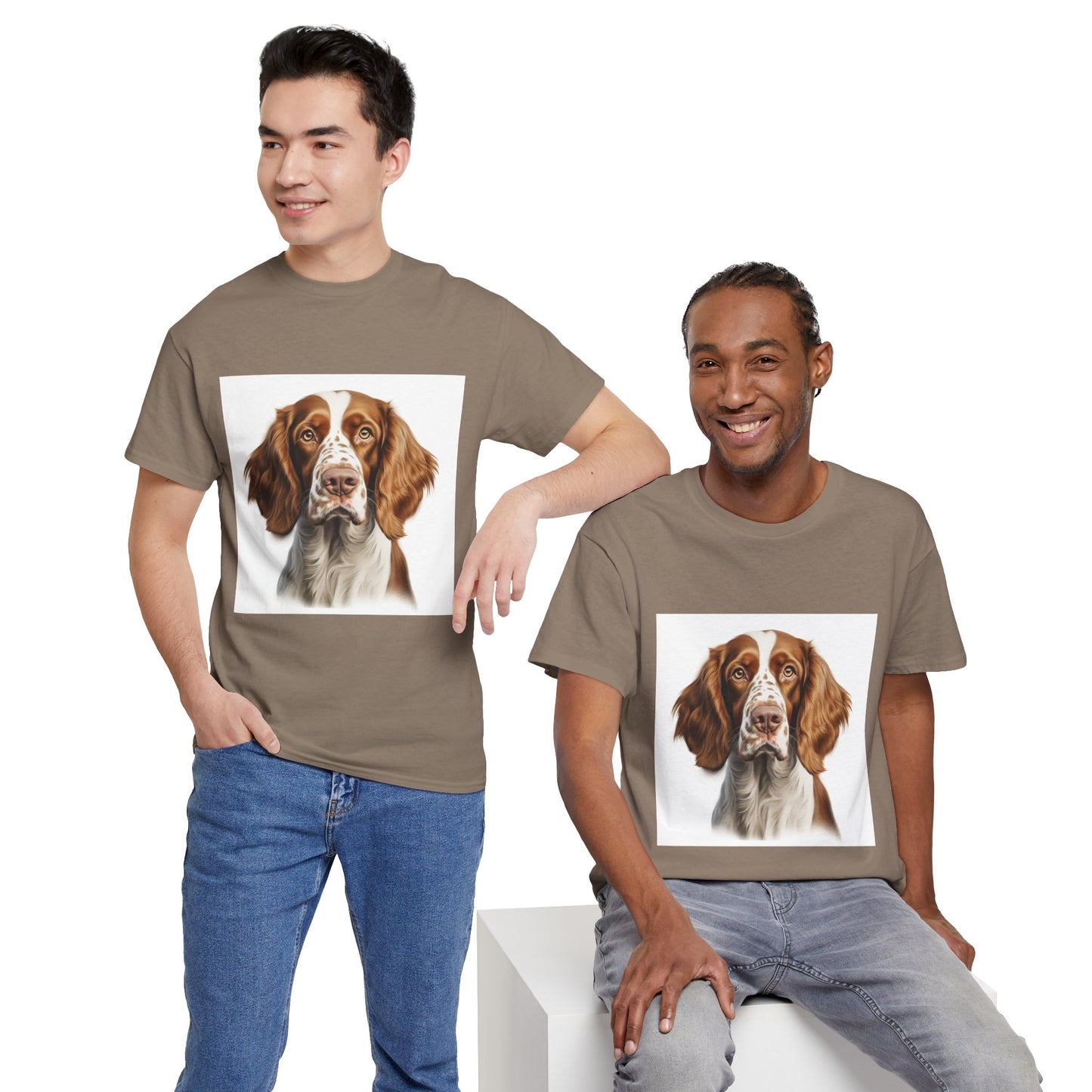 Dog Lover Unisex Tee with Vibrant Design - Ideal for Casual Outings and Gifting