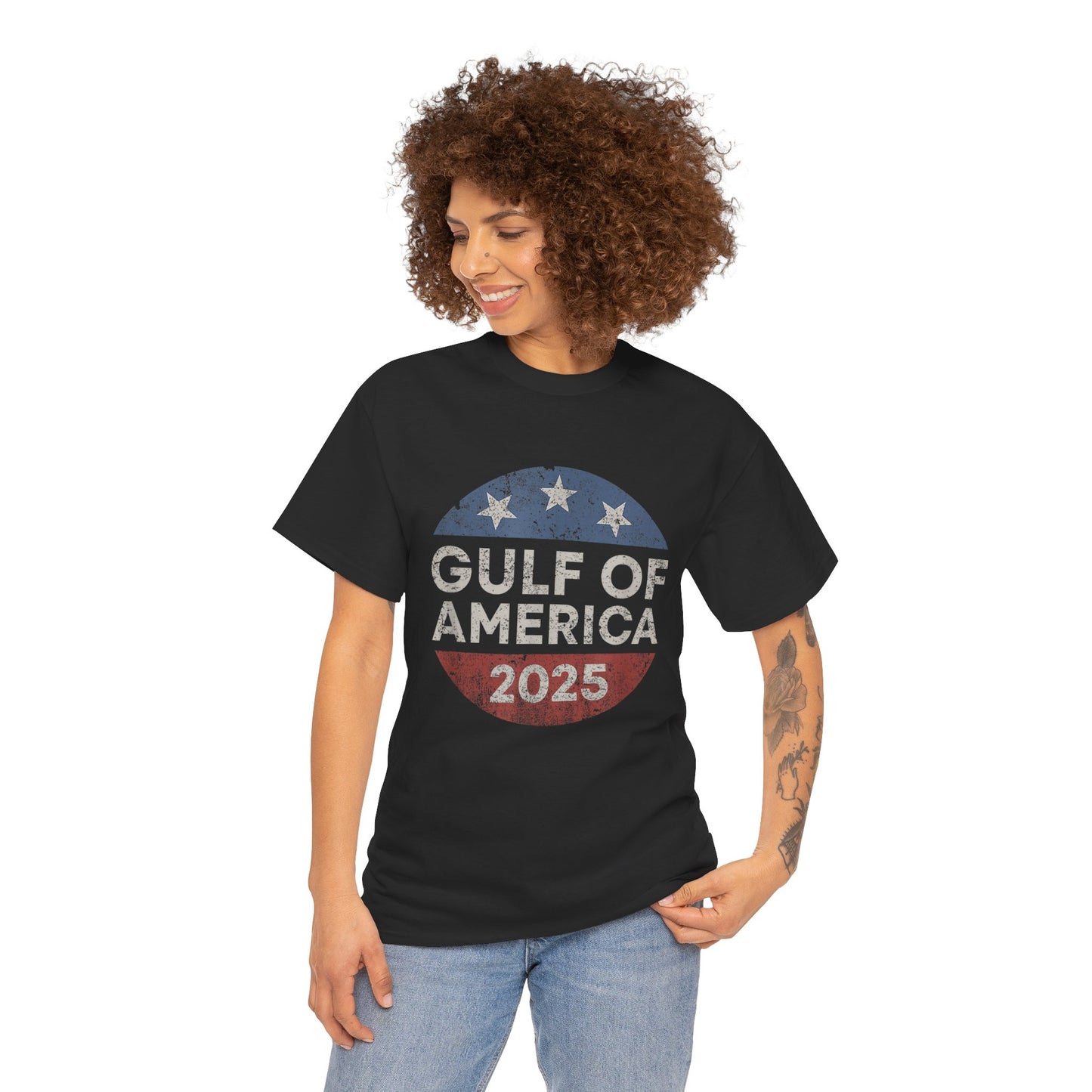 "Gulf of America" Unisex Heavy Cotton Tee - Celebrate American Pride & Everyday Comfort