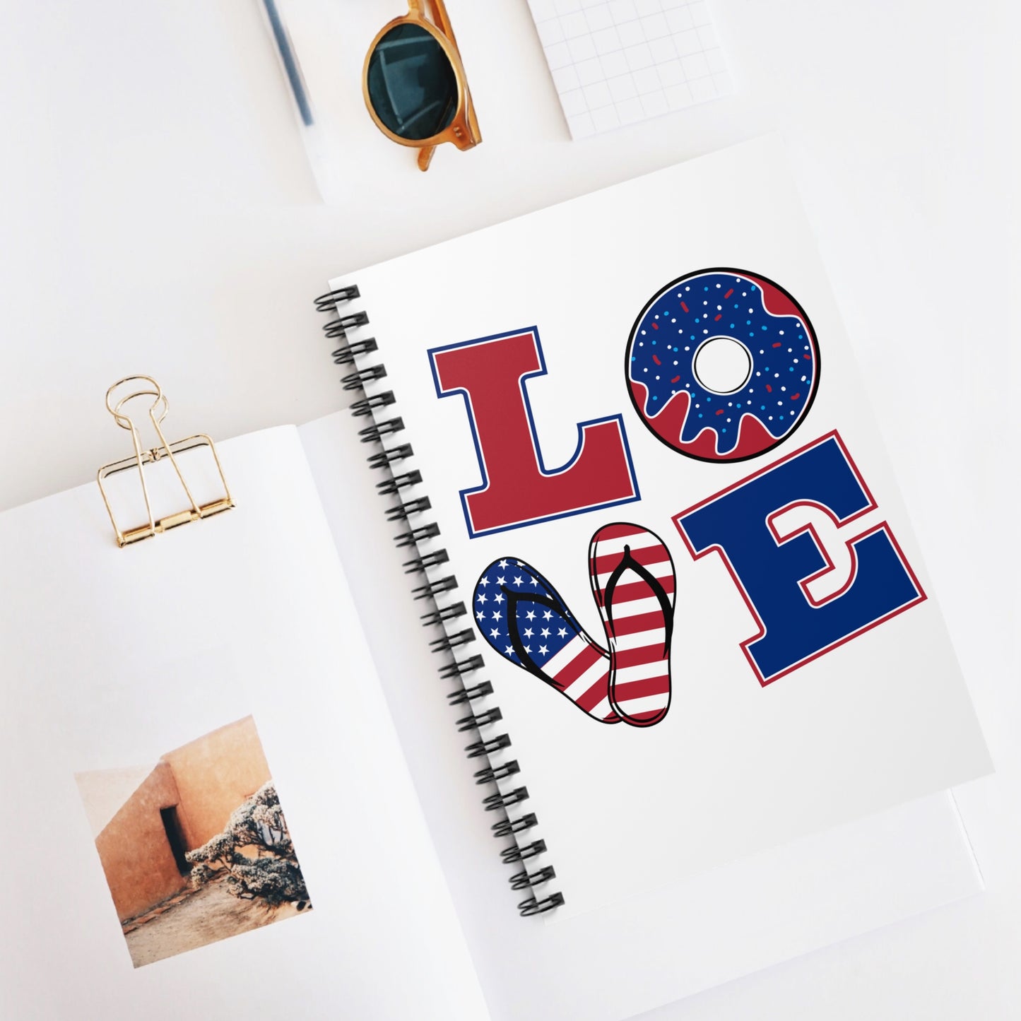 LOVE Spiral Journal - Ruled Line