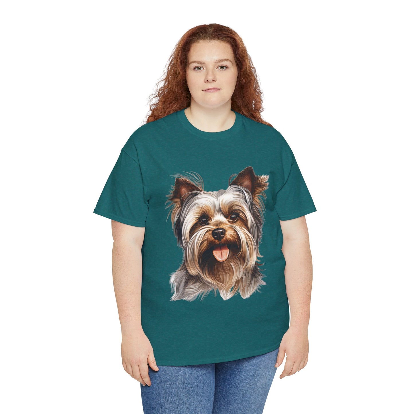 Dog Lover Unisex Tee with Vibrant Design - Ideal for Casual Outings and Gifting Yorkshire Terrier