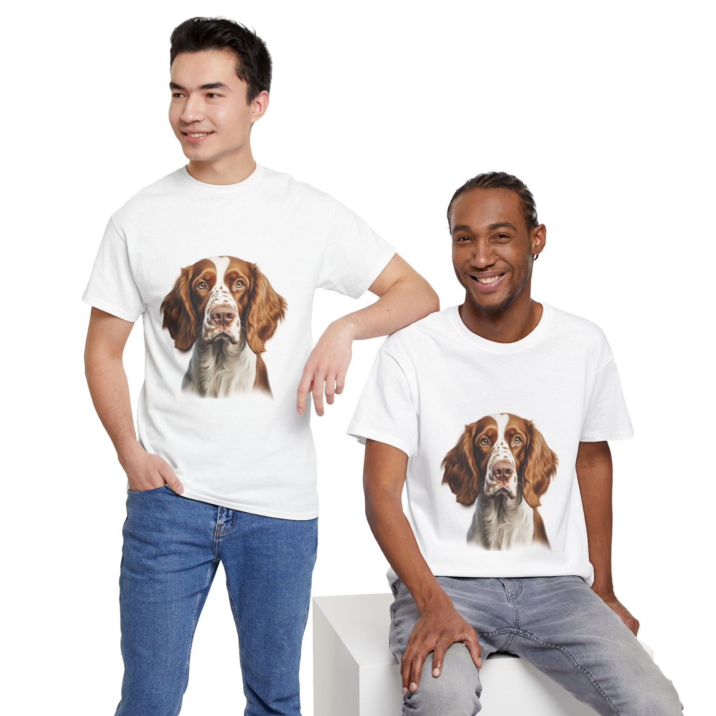 Dog Lover Unisex Tee with Vibrant Design - Ideal for Casual Outings and Gifting