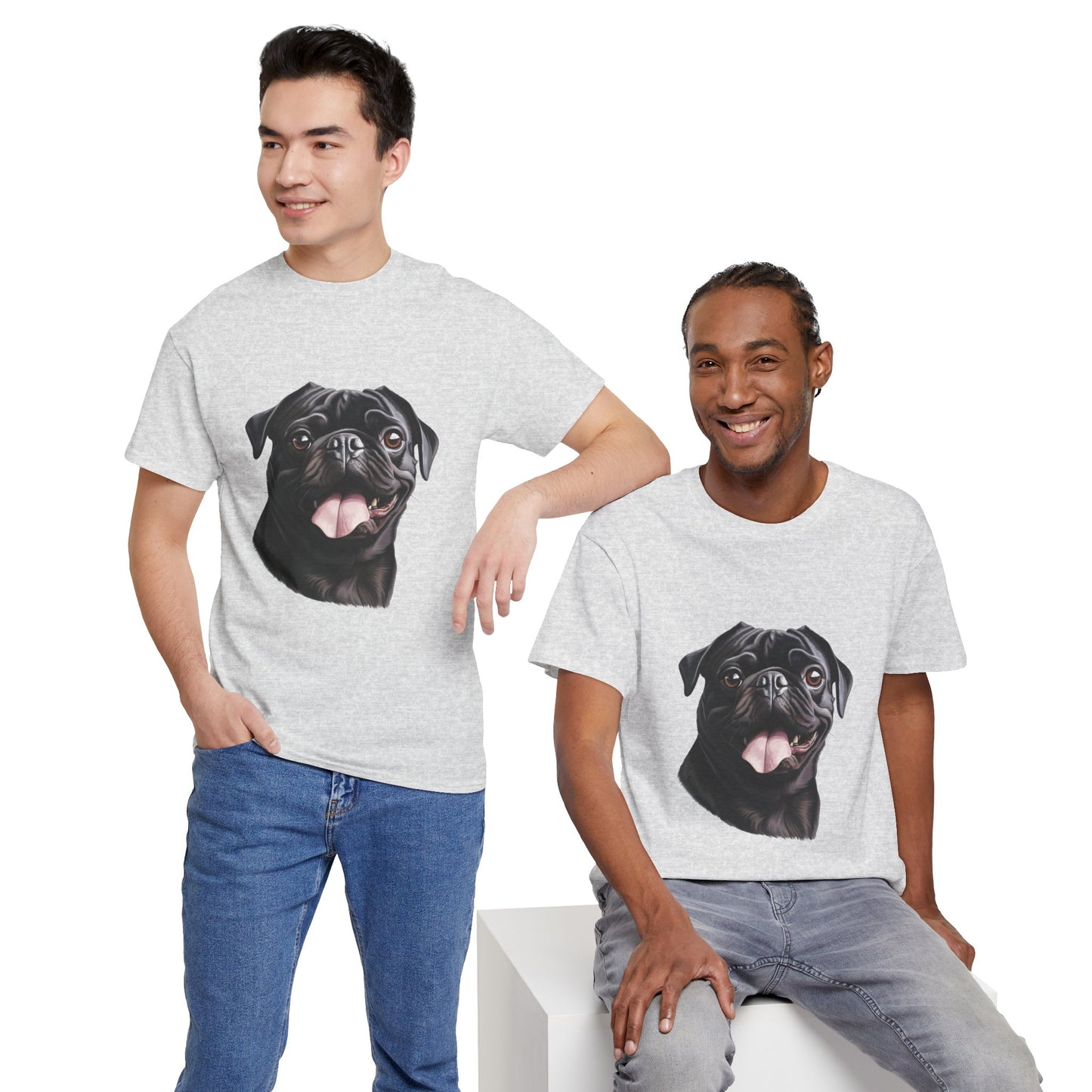 Dog Lover Unisex Tee with Vibrant Design - Ideal for Casual Outings and Gifting