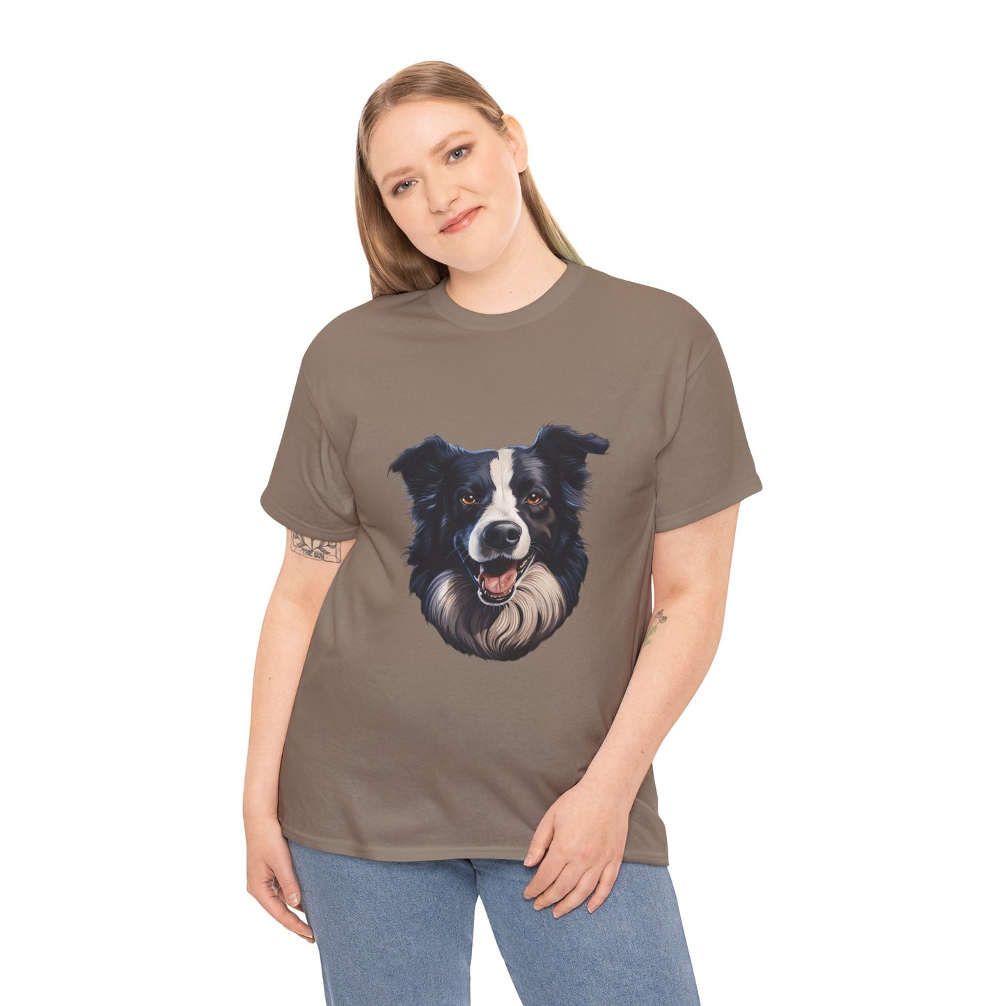 Dog Lover Unisex Tee with Vibrant Design - Ideal for Casual Outings and Gifting