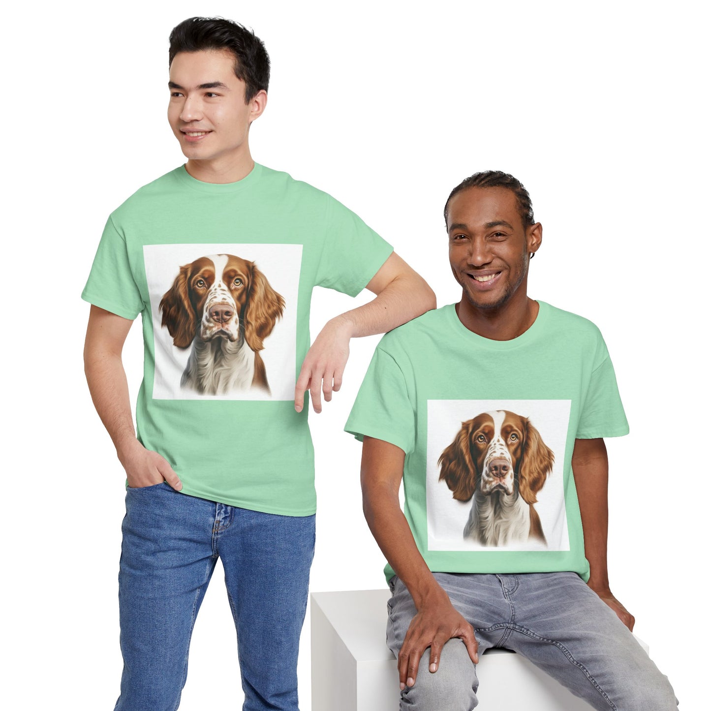 Dog Lover Unisex Tee with Vibrant Design - Ideal for Casual Outings and Gifting