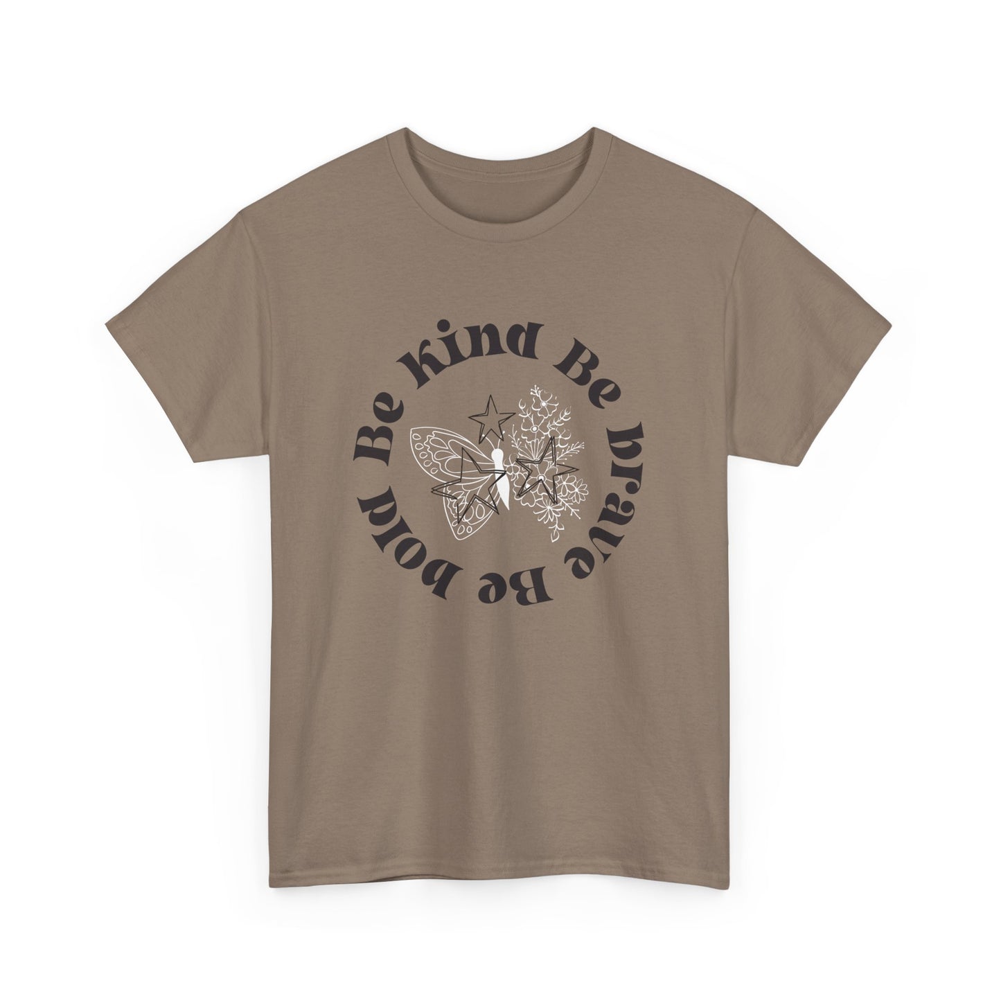 Be Kind Unisex Heavy Cotton Tee - Comfortable, Positive Vibes Apparel