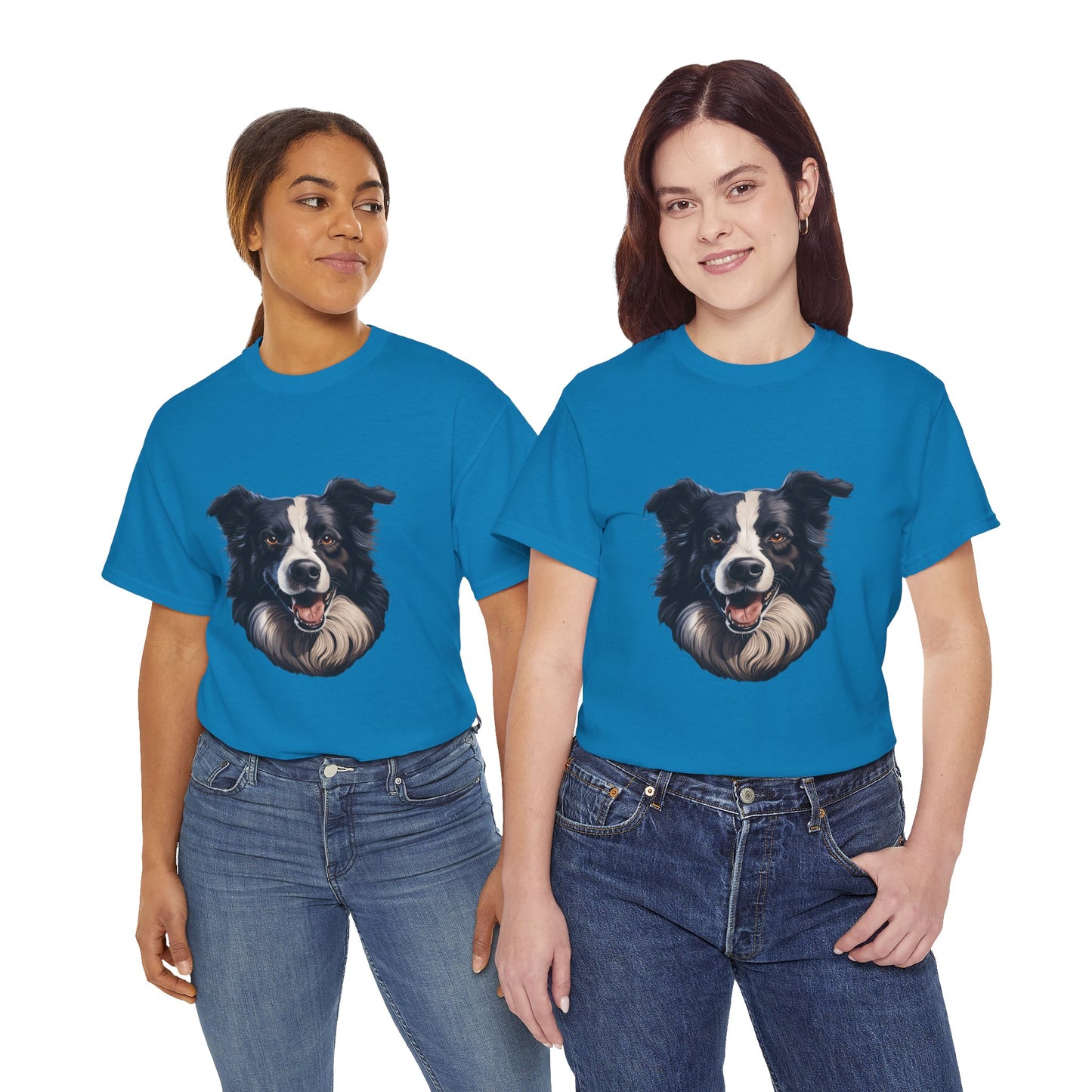 Dog Lover Unisex Tee with Vibrant Design - Ideal for Casual Outings and Gifting
