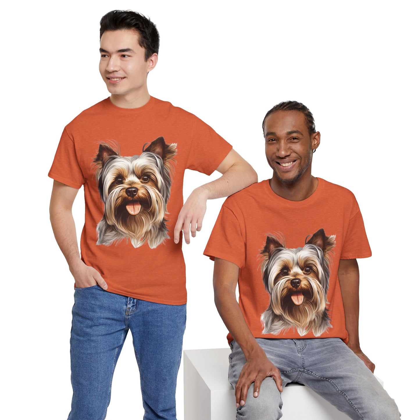 Dog Lover Unisex Tee with Vibrant Design - Ideal for Casual Outings and Gifting Yorkshire Terrier