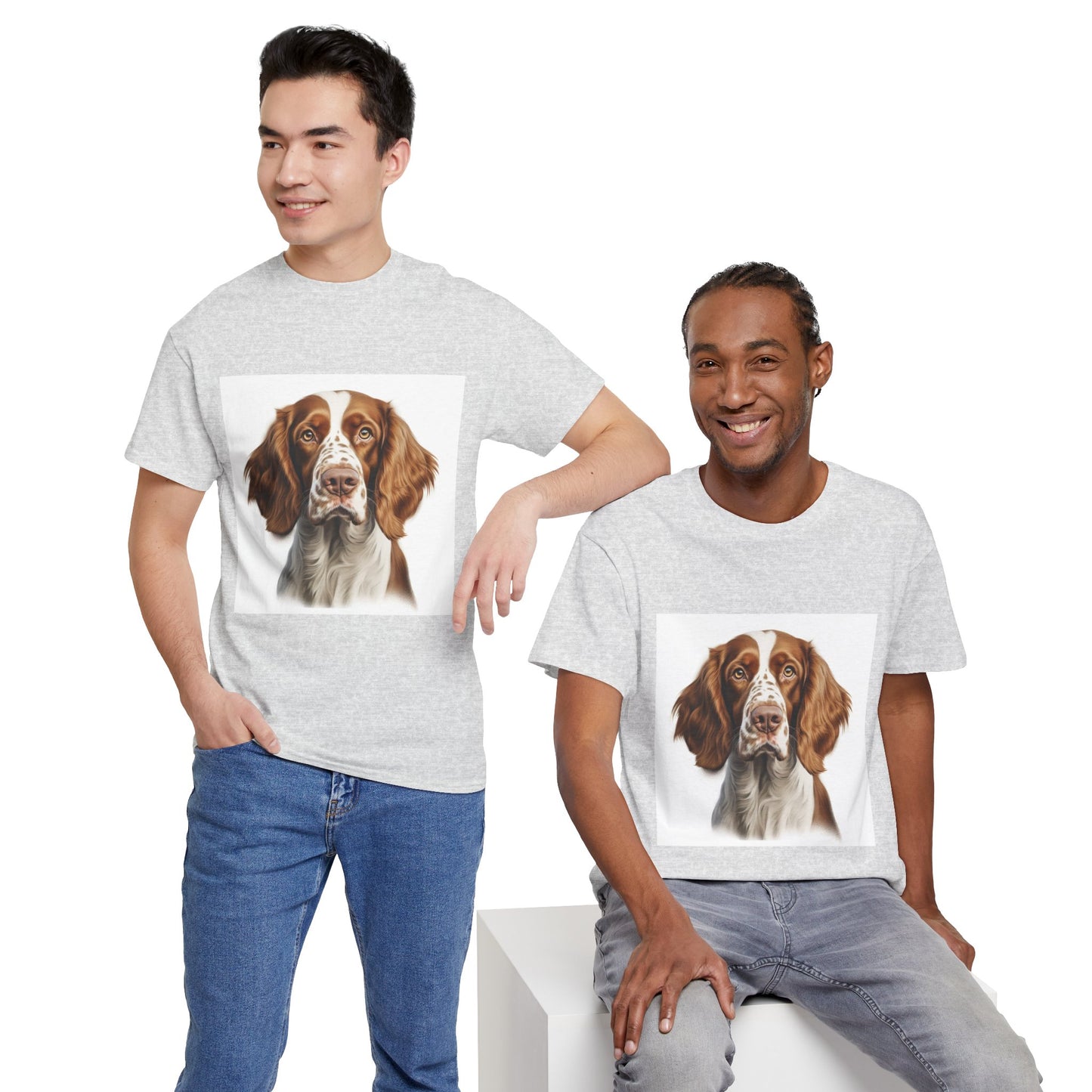 Dog Lover Unisex Tee with Vibrant Design - Ideal for Casual Outings and Gifting
