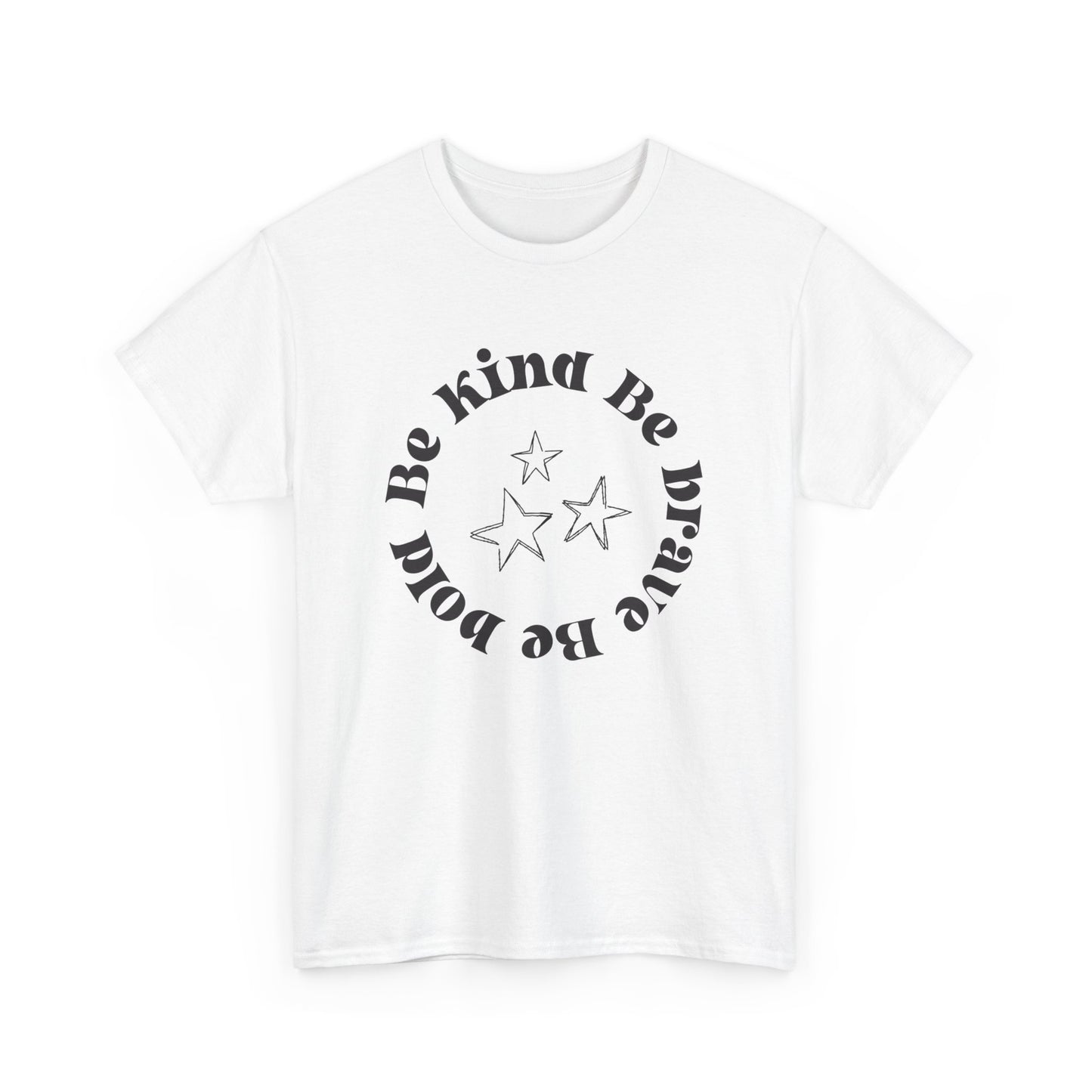 Be Kind Unisex Heavy Cotton Tee - Comfortable, Positive Vibes Apparel