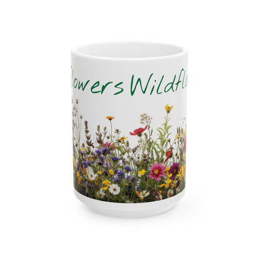 Vibrant Floral Ceramic Mug - Great for Nature Lovers