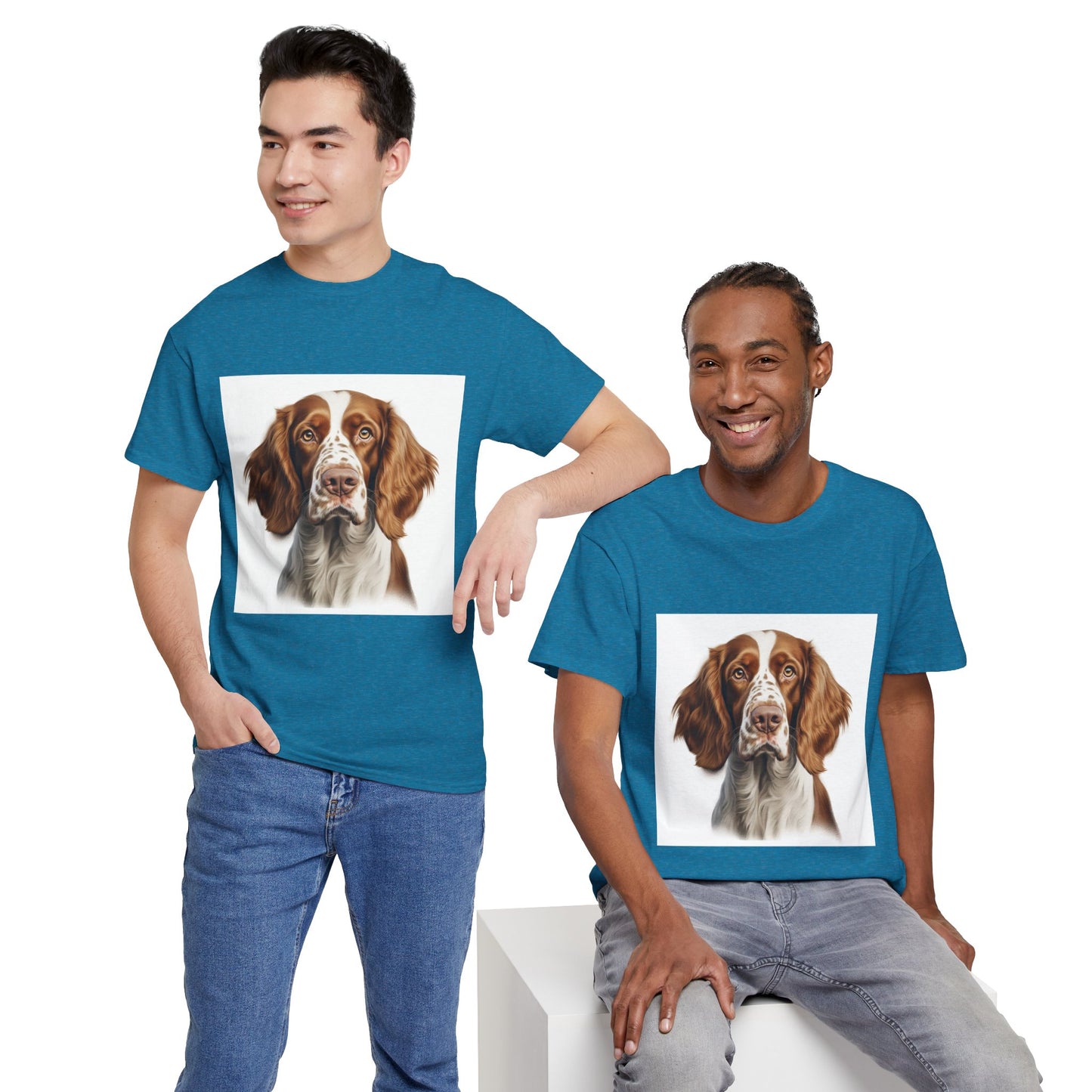 Dog Lover Unisex Tee with Vibrant Design - Ideal for Casual Outings and Gifting