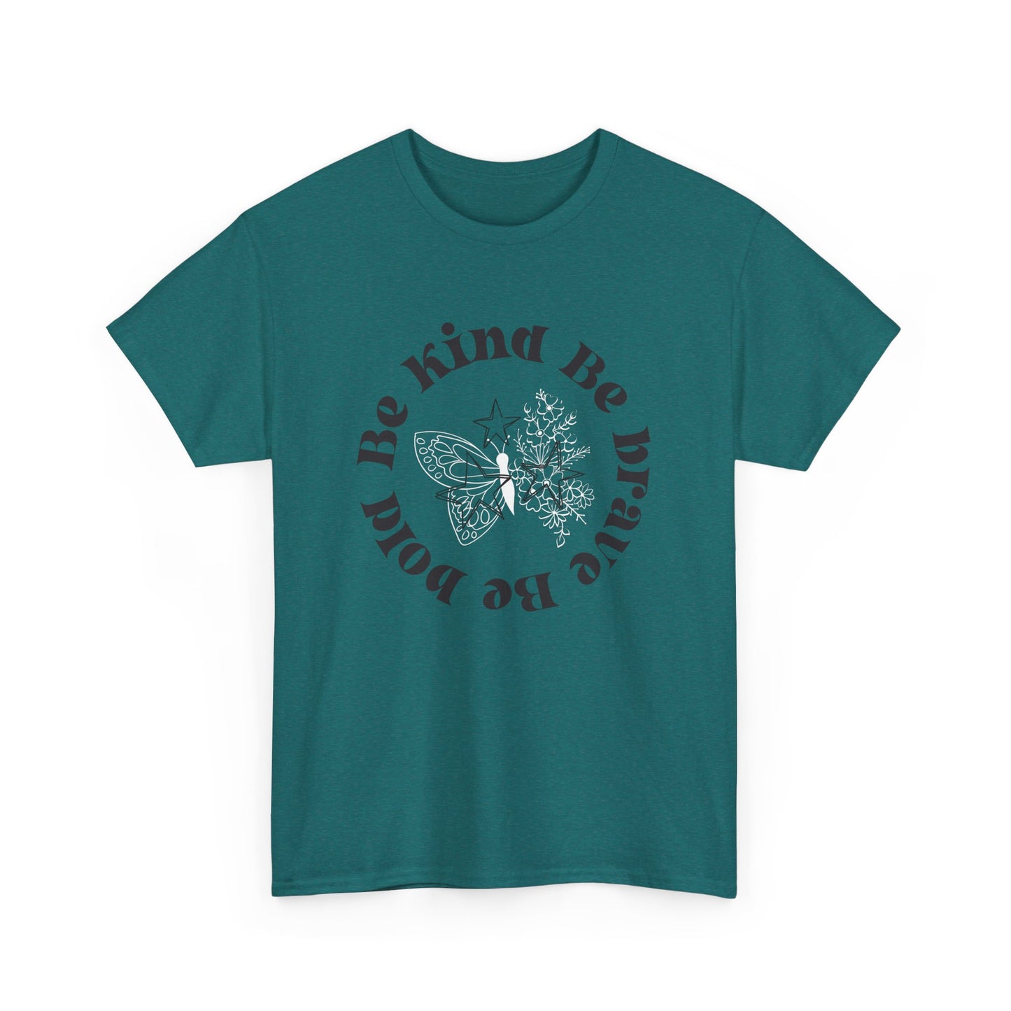 Be Kind Unisex Heavy Cotton Tee - Comfortable, Positive Vibes Apparel