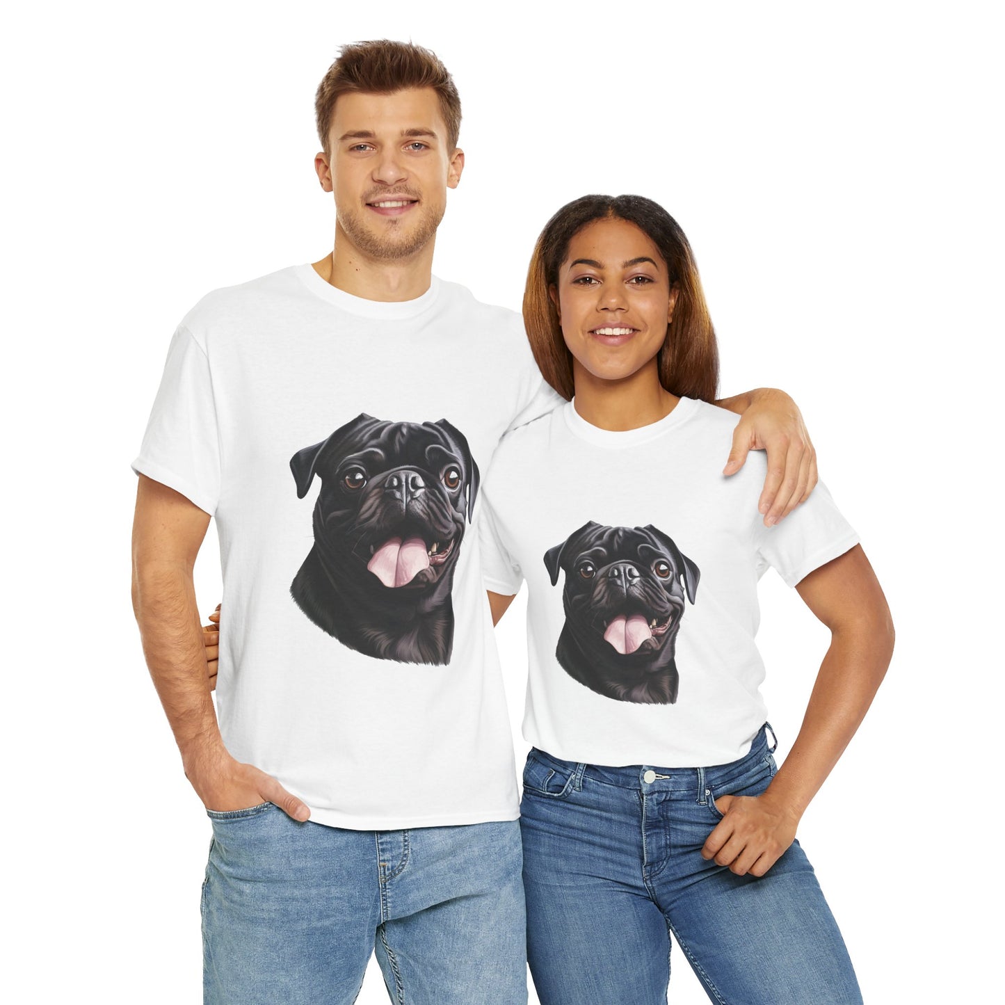 Dog Lover Unisex Tee with Vibrant Design - Ideal for Casual Outings and Gifting