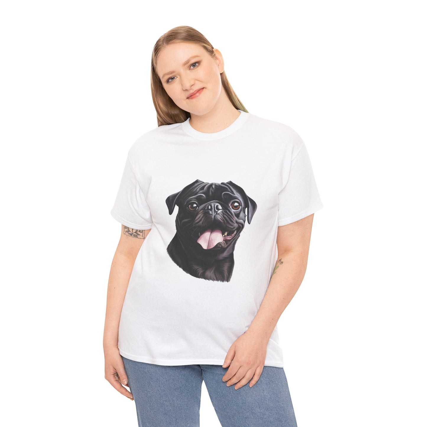 Dog Lover Unisex Tee with Vibrant Design - Ideal for Casual Outings and Gifting