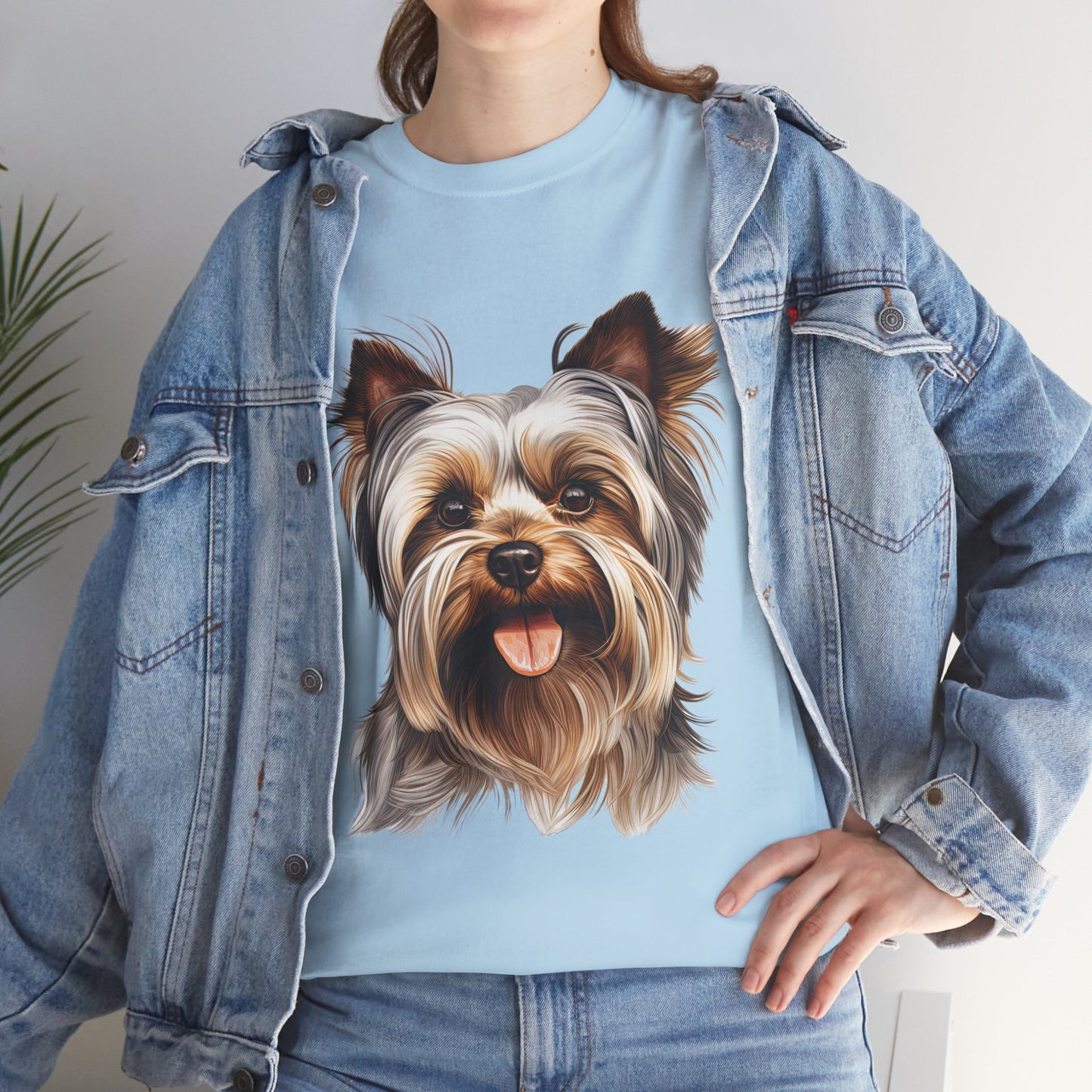 Dog Lover Unisex Tee with Vibrant Design - Ideal for Casual Outings and Gifting Yorkshire Terrier