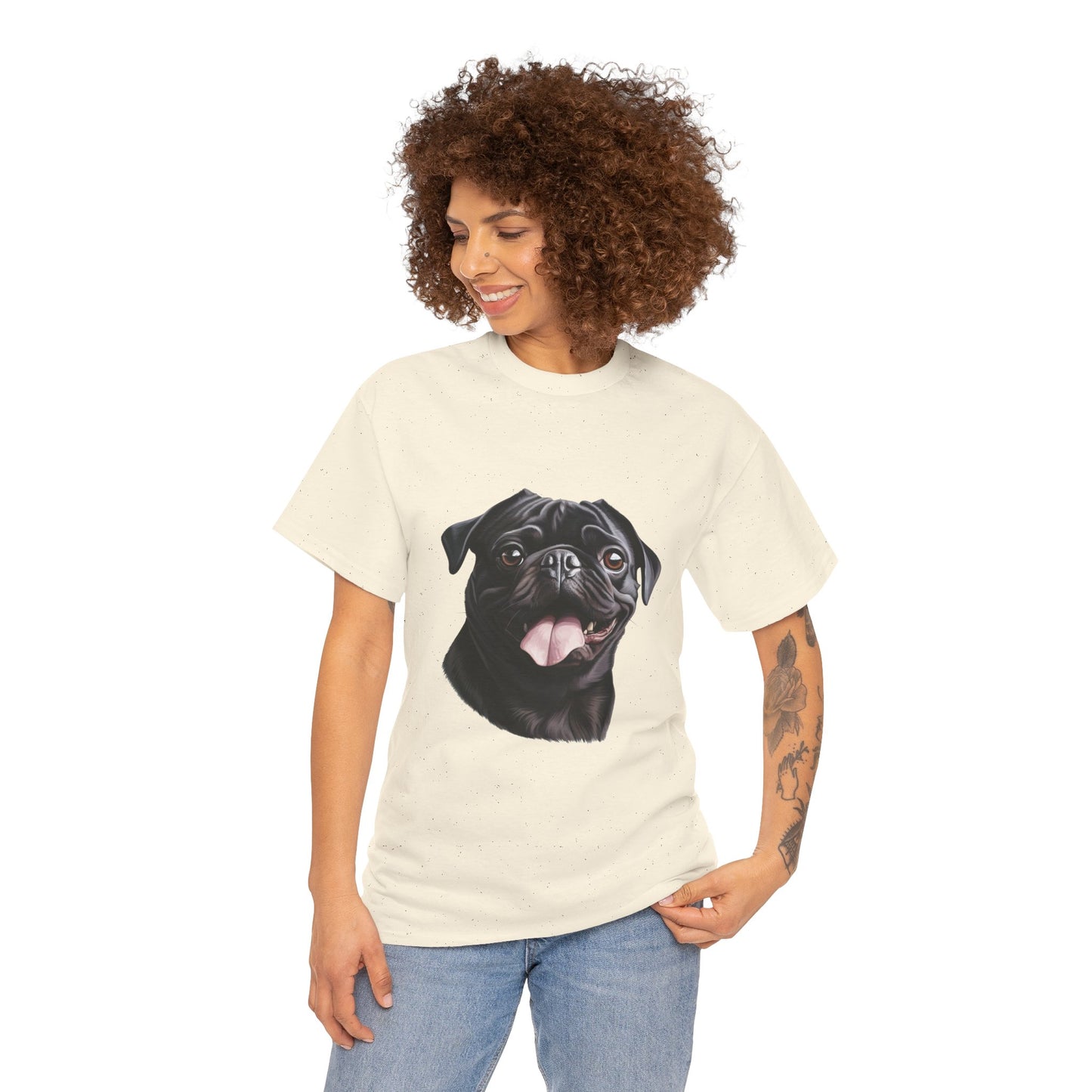 Dog Lover Unisex Tee with Vibrant Design - Ideal for Casual Outings and Gifting
